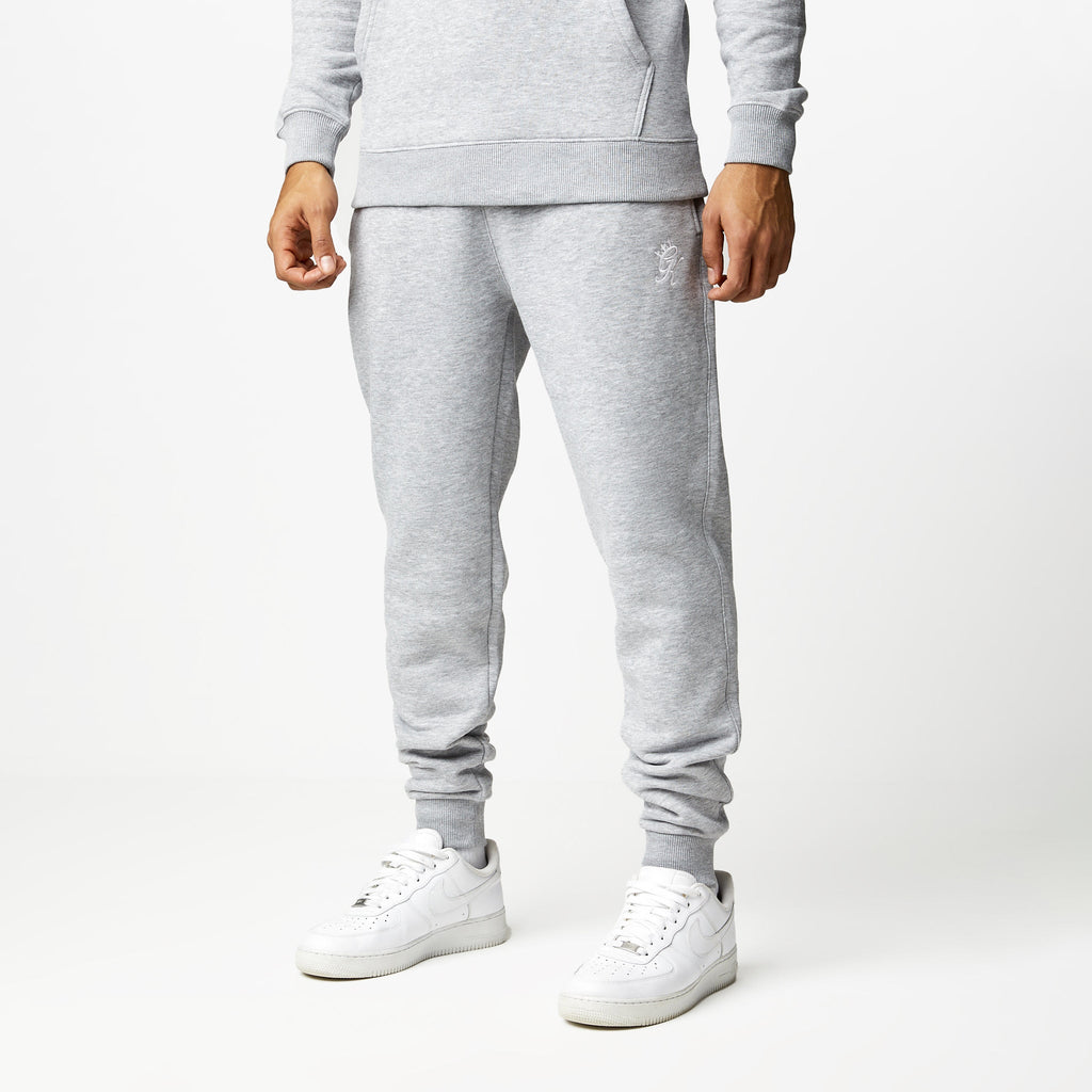 Gym King Fundamental Fleece Jogger - Grey Marl
