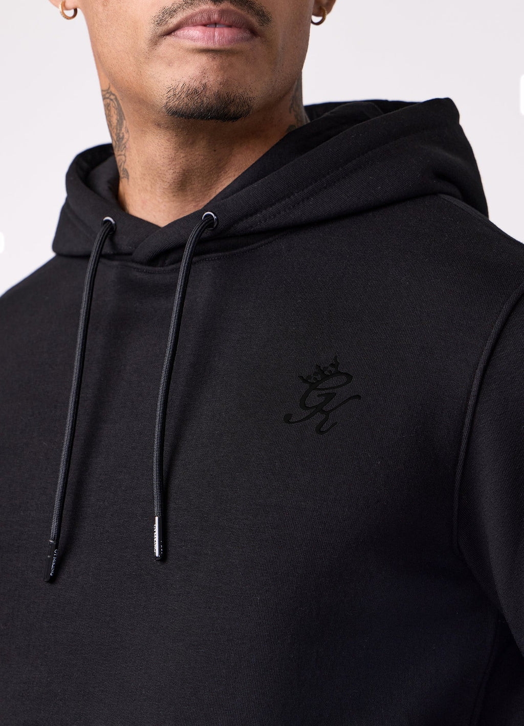 Gym King Fundamental Hoodie - Black/Black