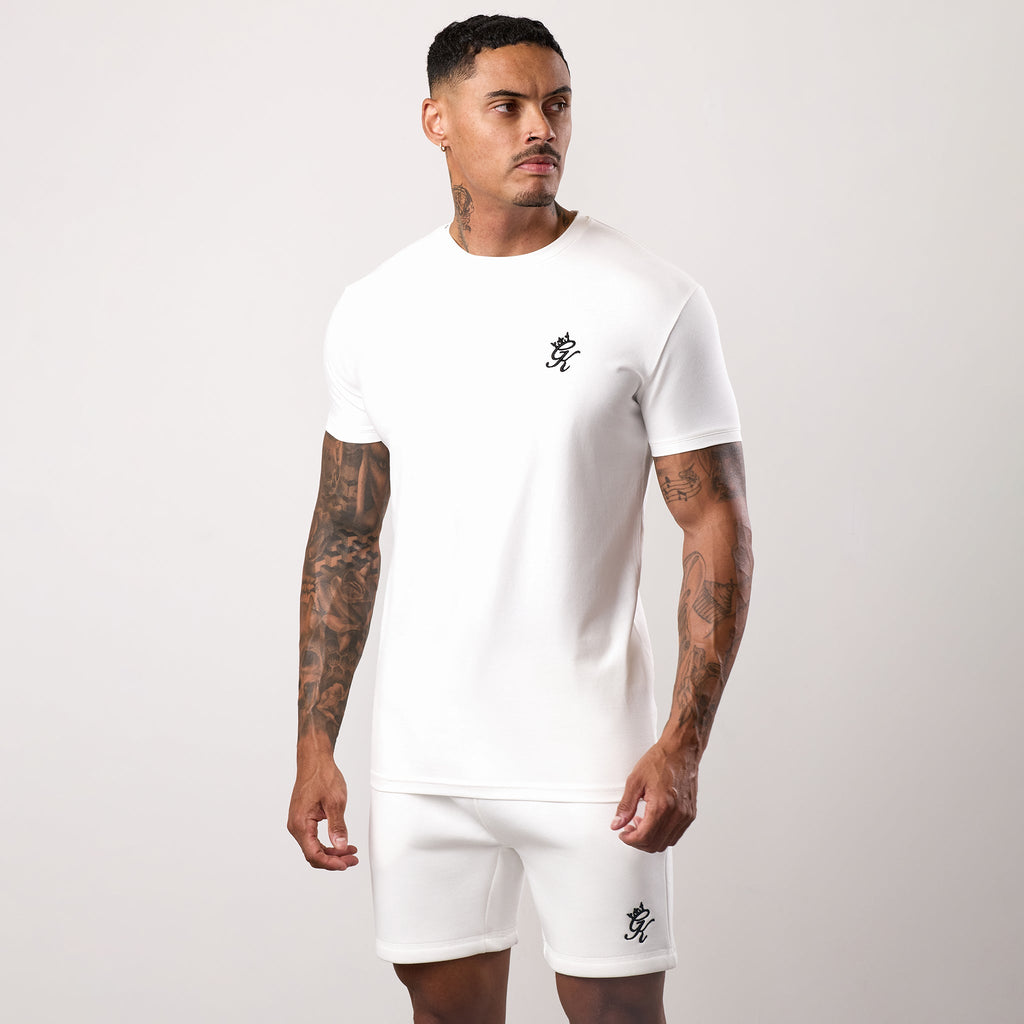 Gym King Fundamental Jersey Tee - Cream