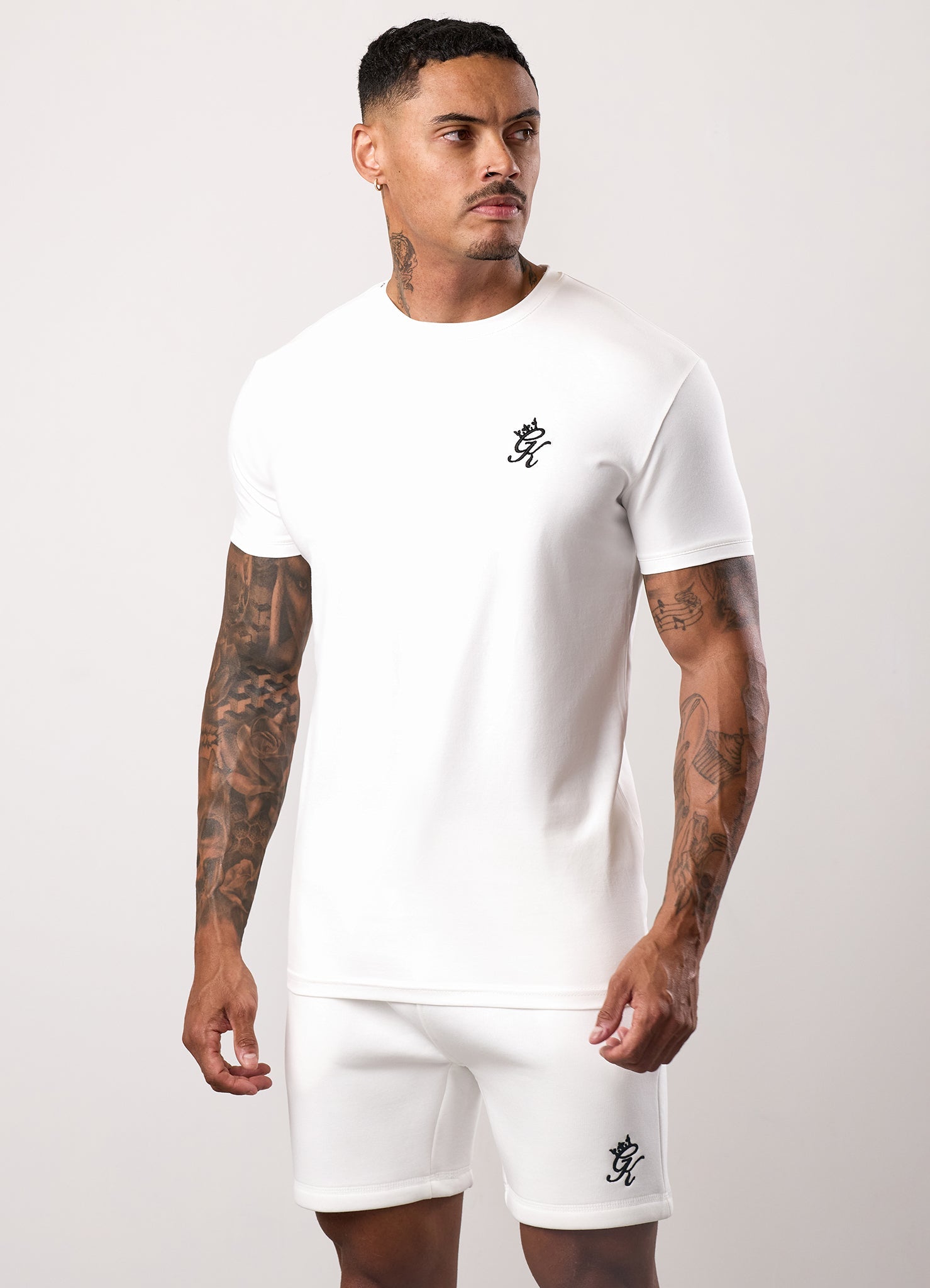 Gym King Fundamental Jersey Tee - Cream