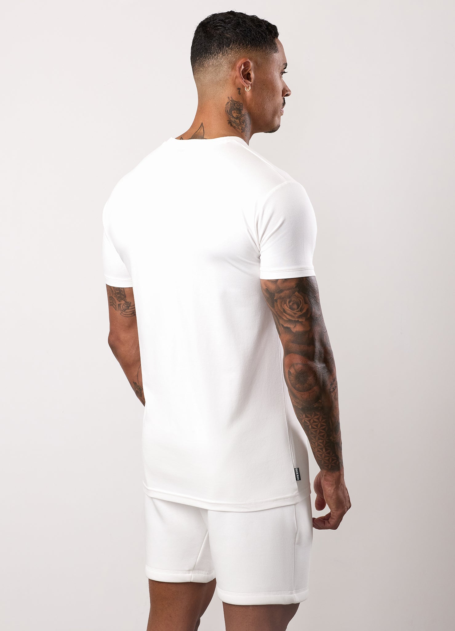 Gym King Fundamental Jersey Tee - Cream
