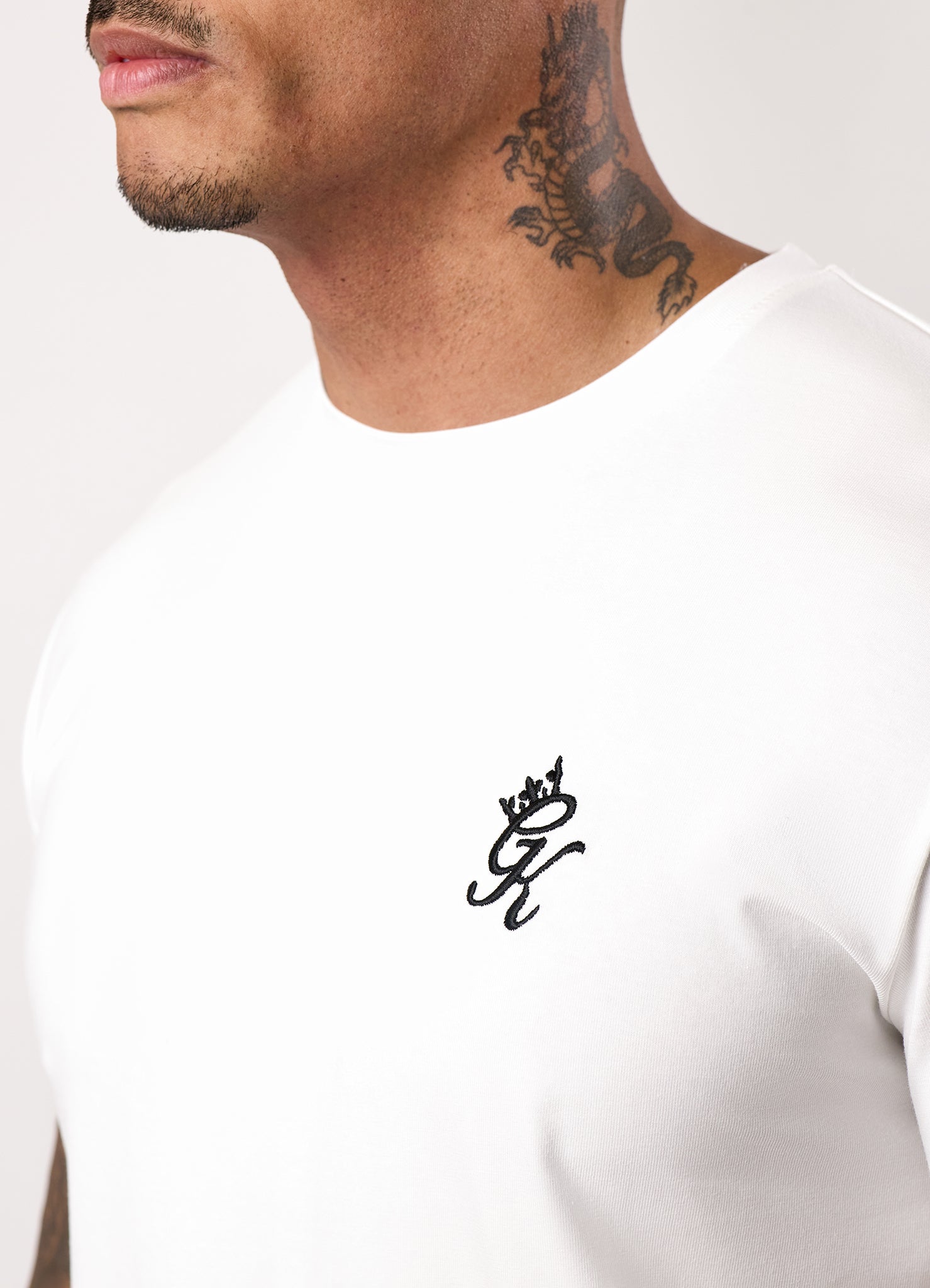 Gym King Fundamental Jersey Tee - Cream
