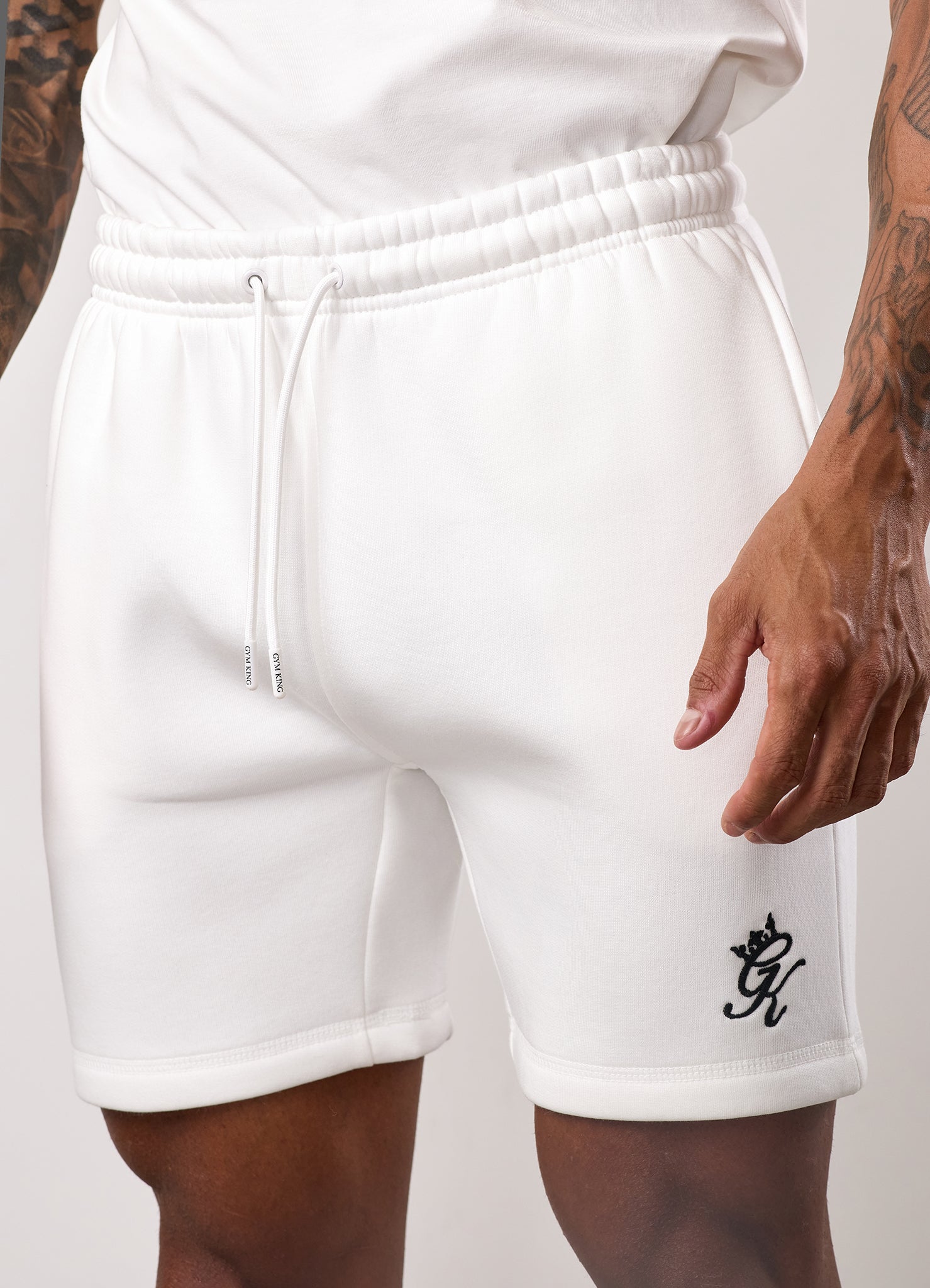 Gym King Fundamental Fleece Short - Cream