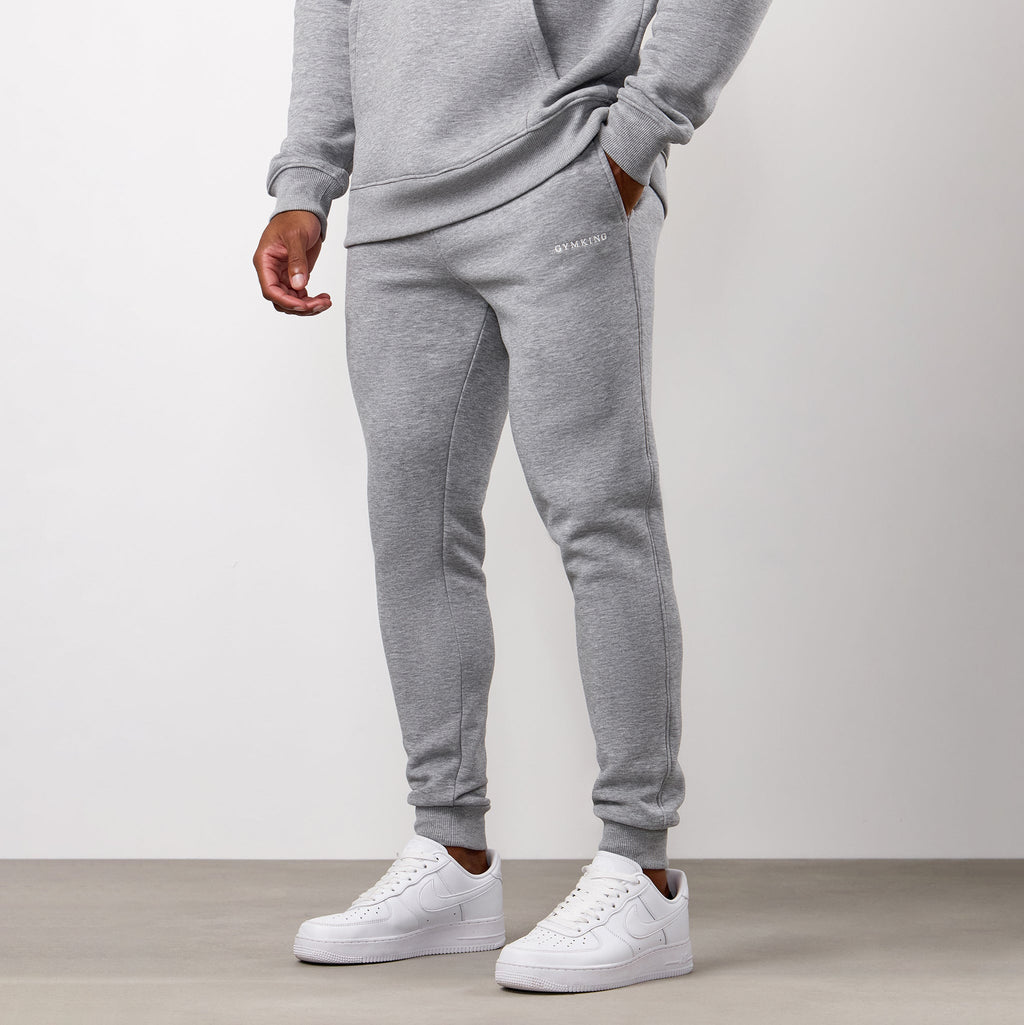 Gym King Fundamental Linear Jogger - Grey Marl