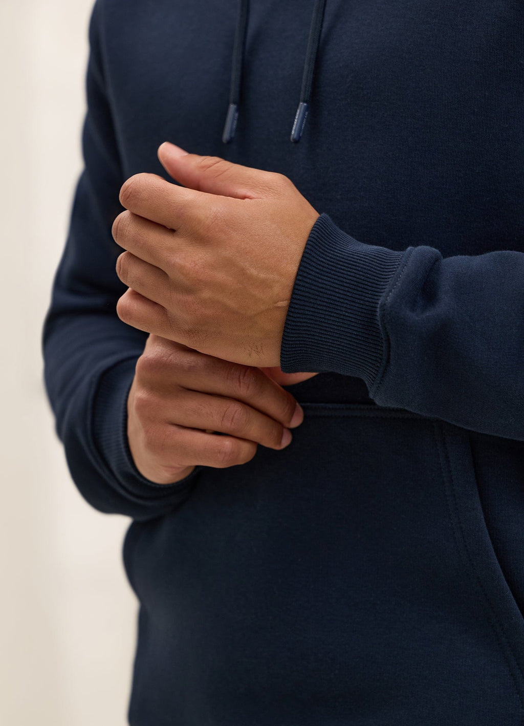 Gym King Fundamental Linear Hoodie - Navy