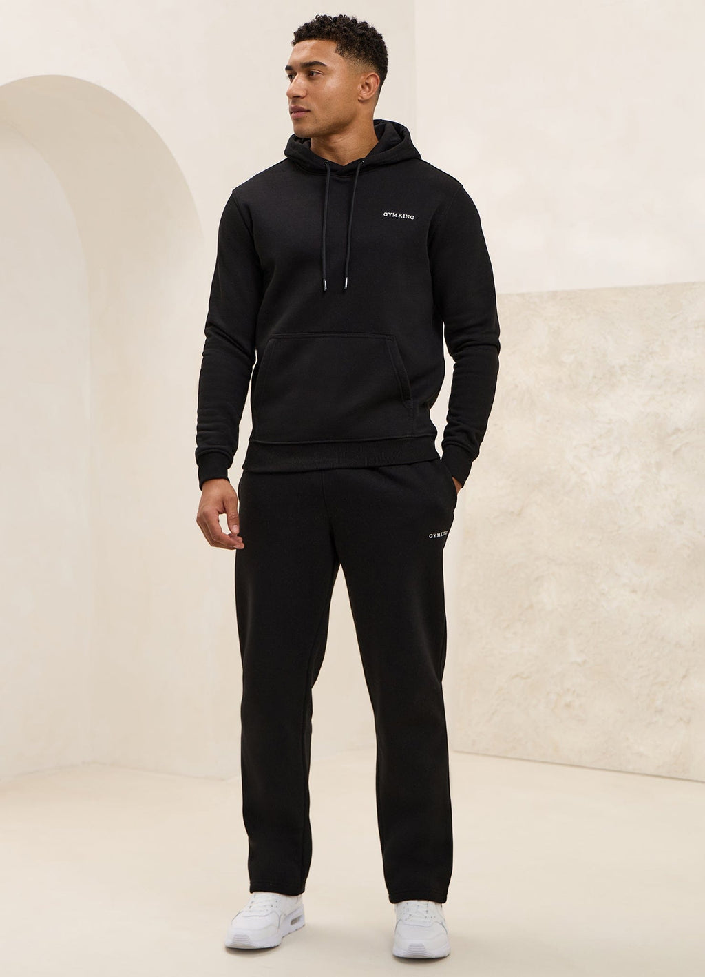 Gym King Fundamental Linear Hoodie - Black