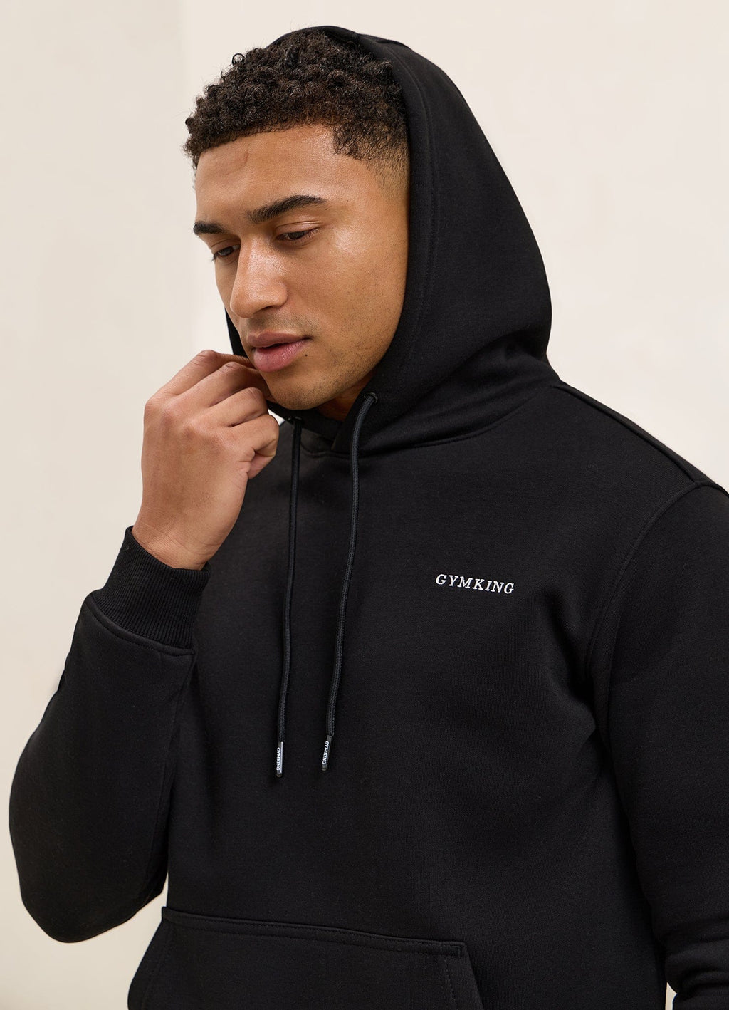 Gym King Fundamental Linear Hoodie - Black