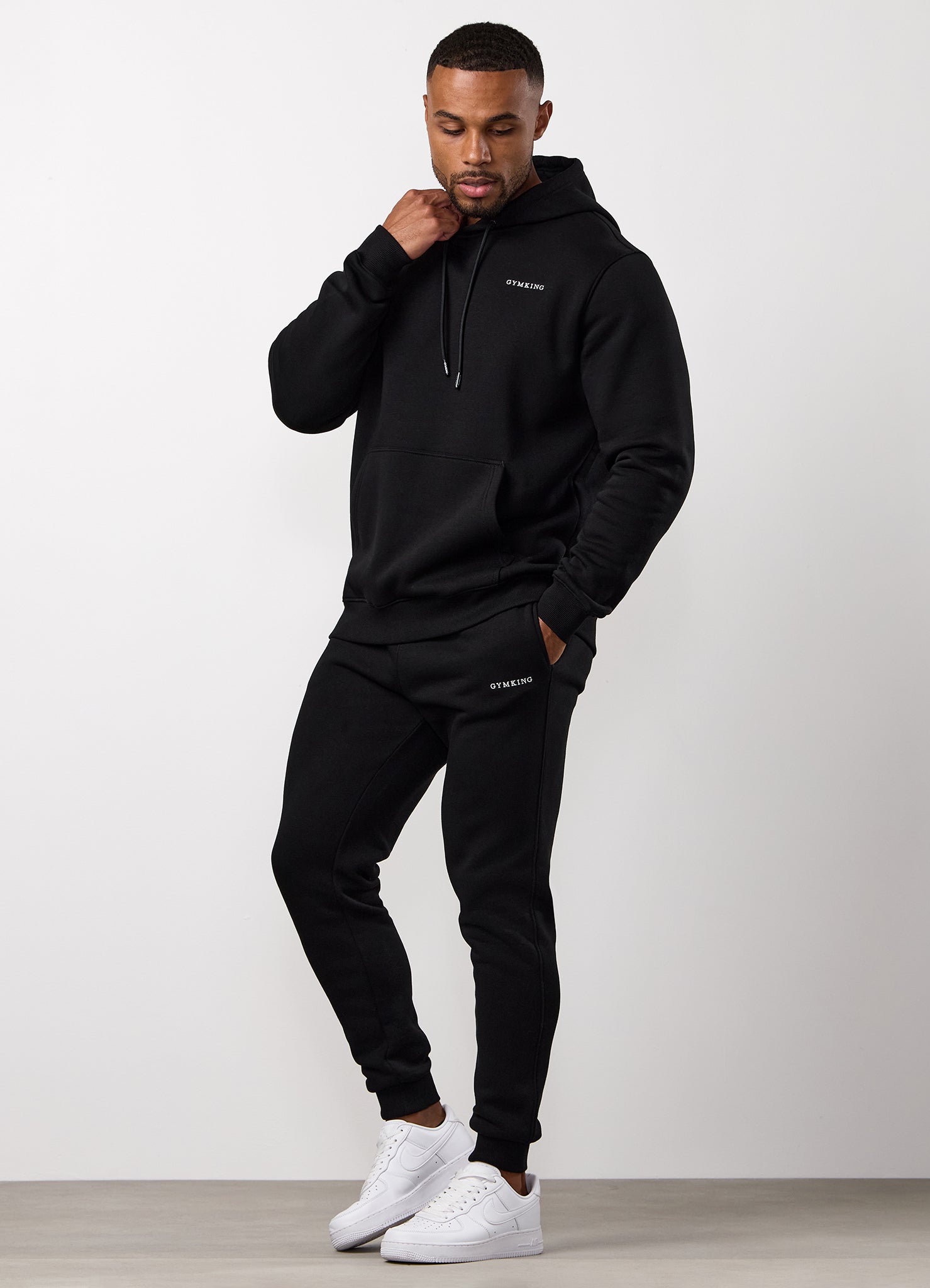 Gym King Fundamental Linear Hoodie - Black