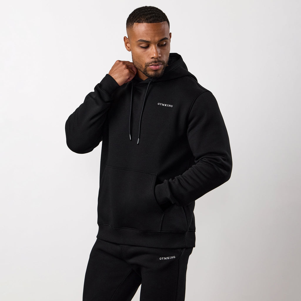 Gym King Fundamental Linear Hoodie - Black