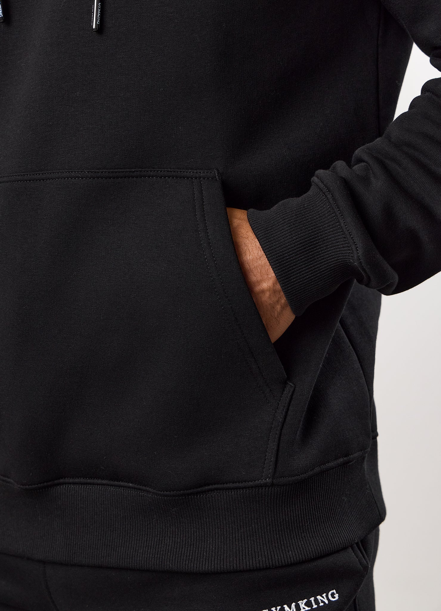 Gym King Fundamental Linear Hoodie - Black