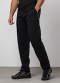 Gym King Fundamental Linear Straight Leg Jogger - Black/Black