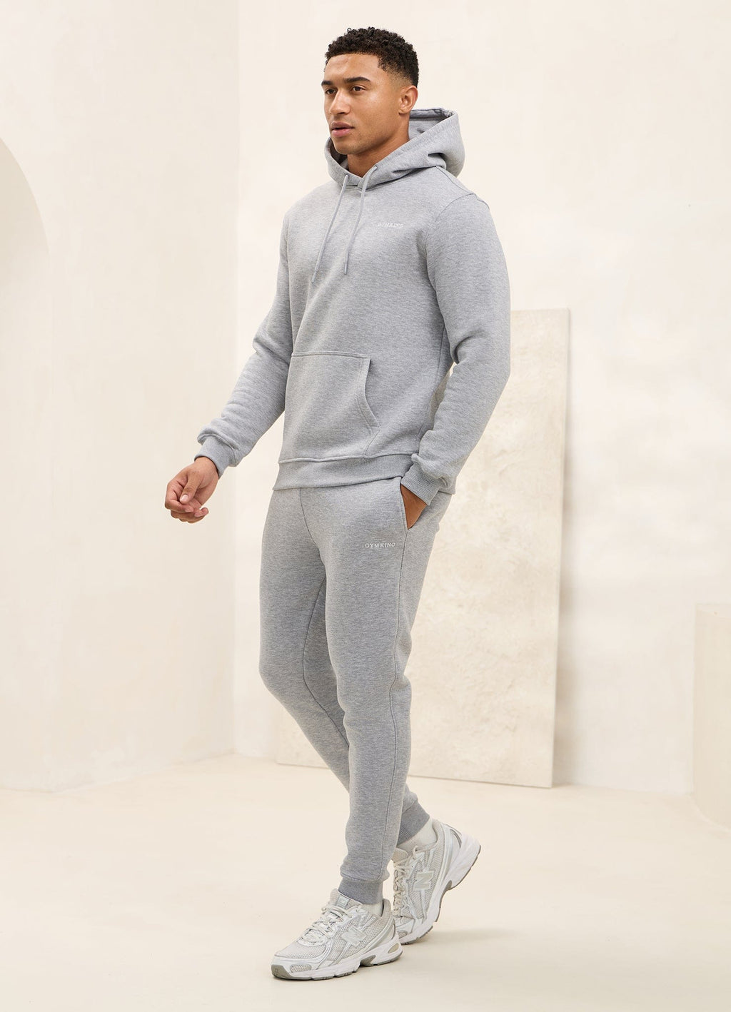 Gym King Fundamental Linear Jogger - Grey Marl