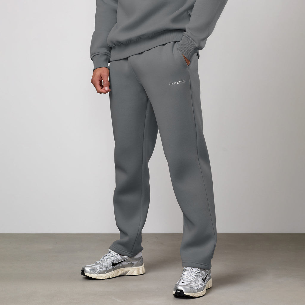 Gym King Fundamental Linear Straight Leg Jogger - Mountain Slate