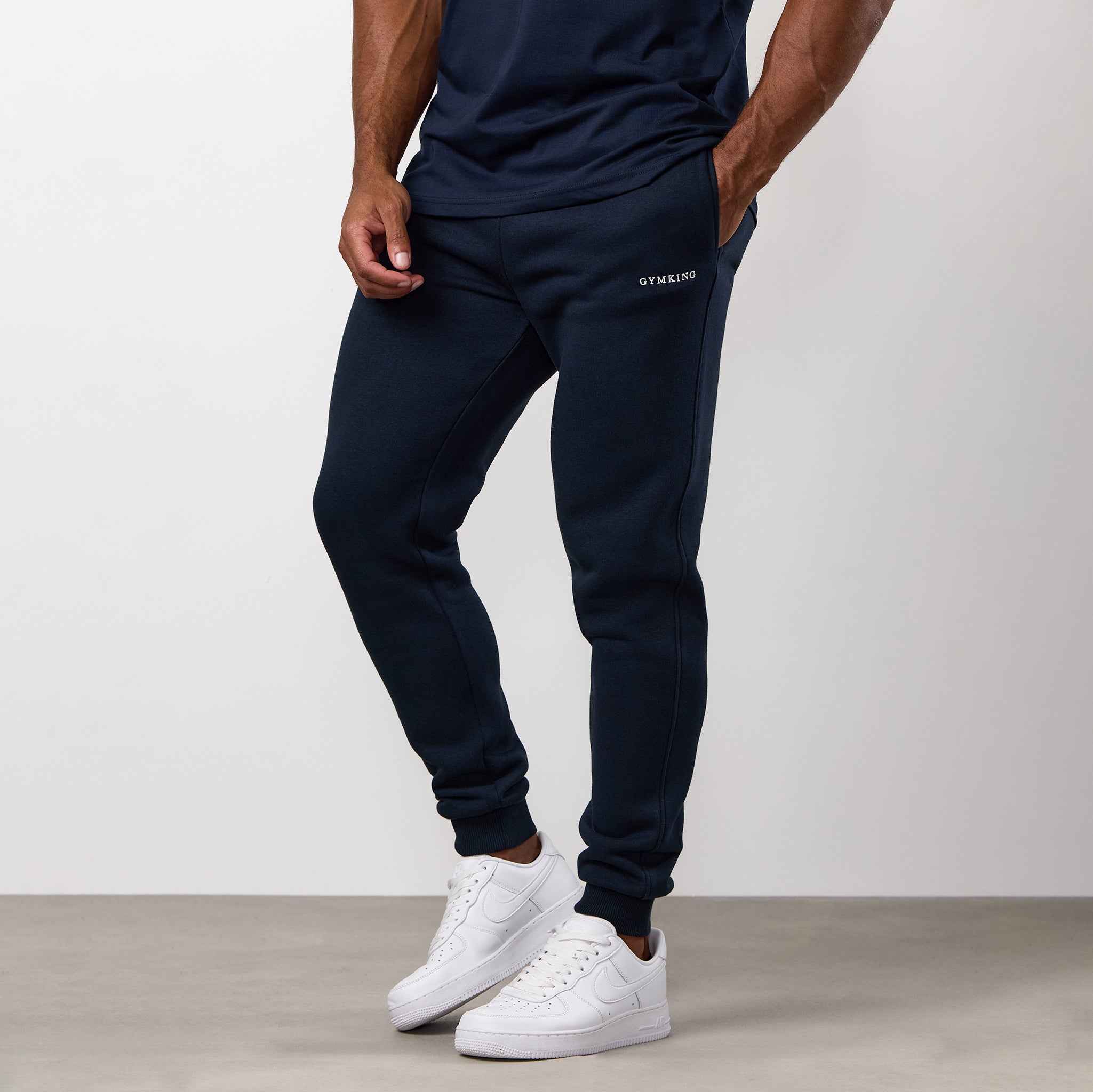 Gym King Fundamental Linear Jogger - Navy