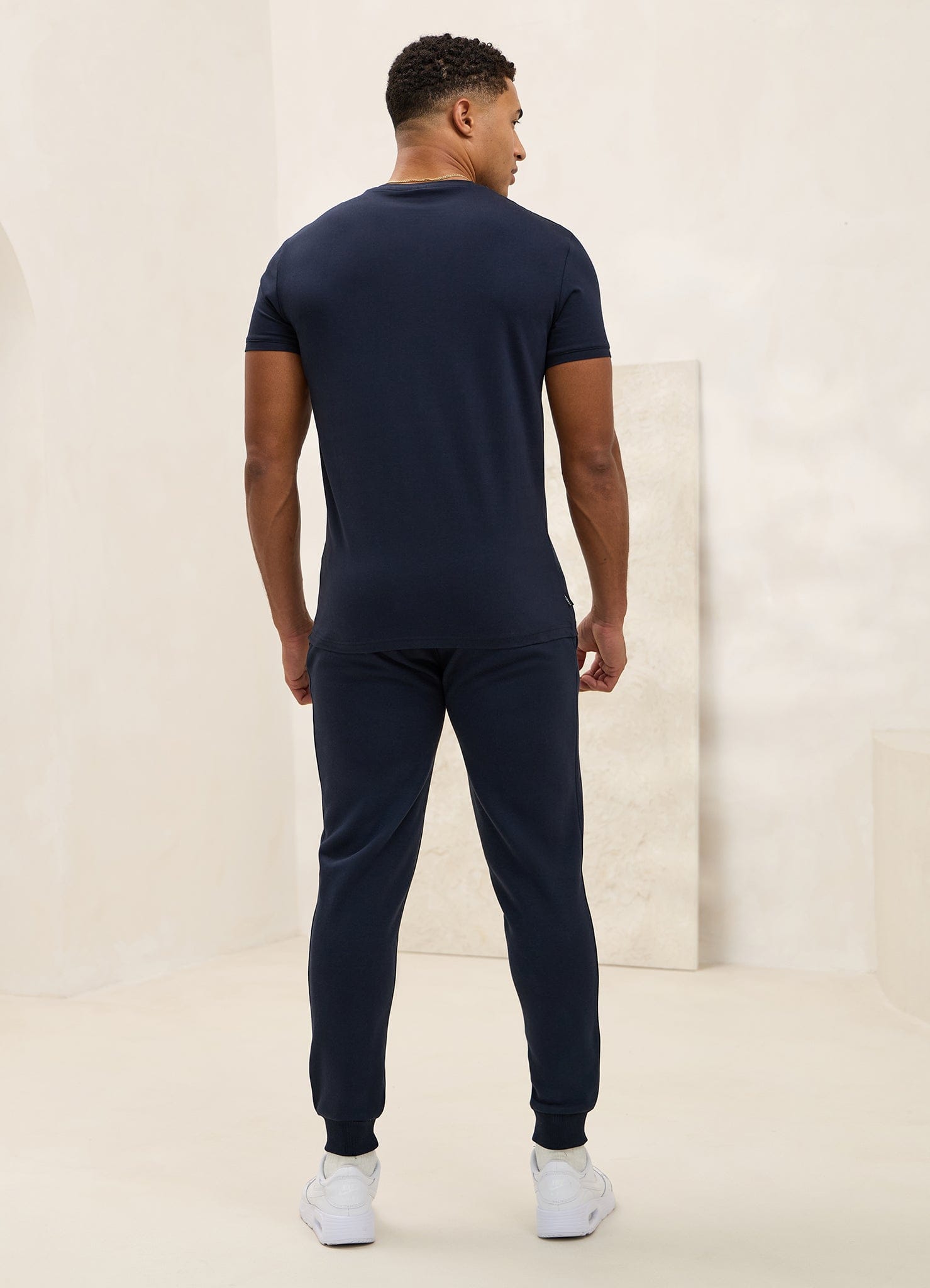 Gym King Fundamental Linear Jogger - Navy