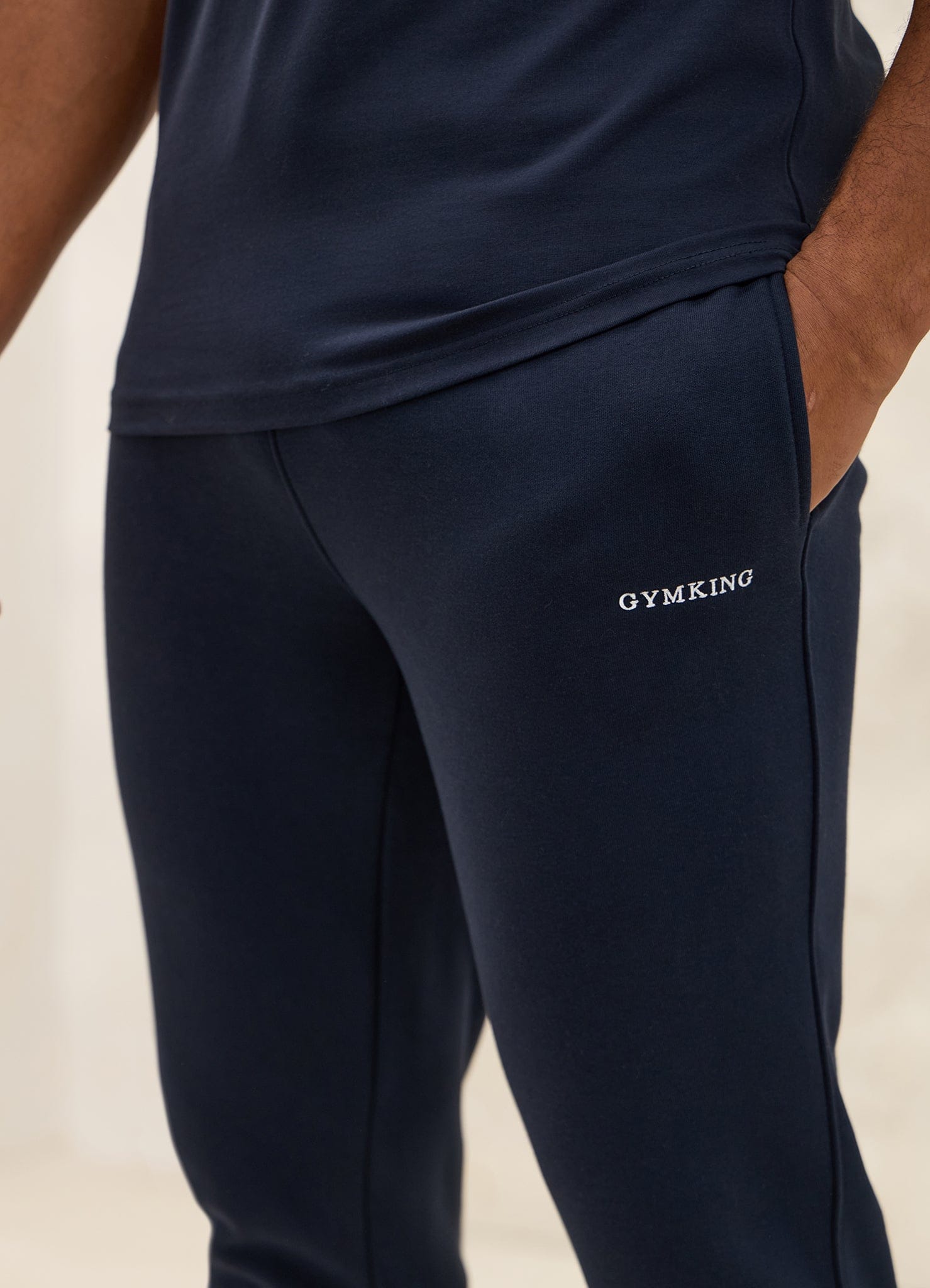Gym King Fundamental Linear Jogger - Navy