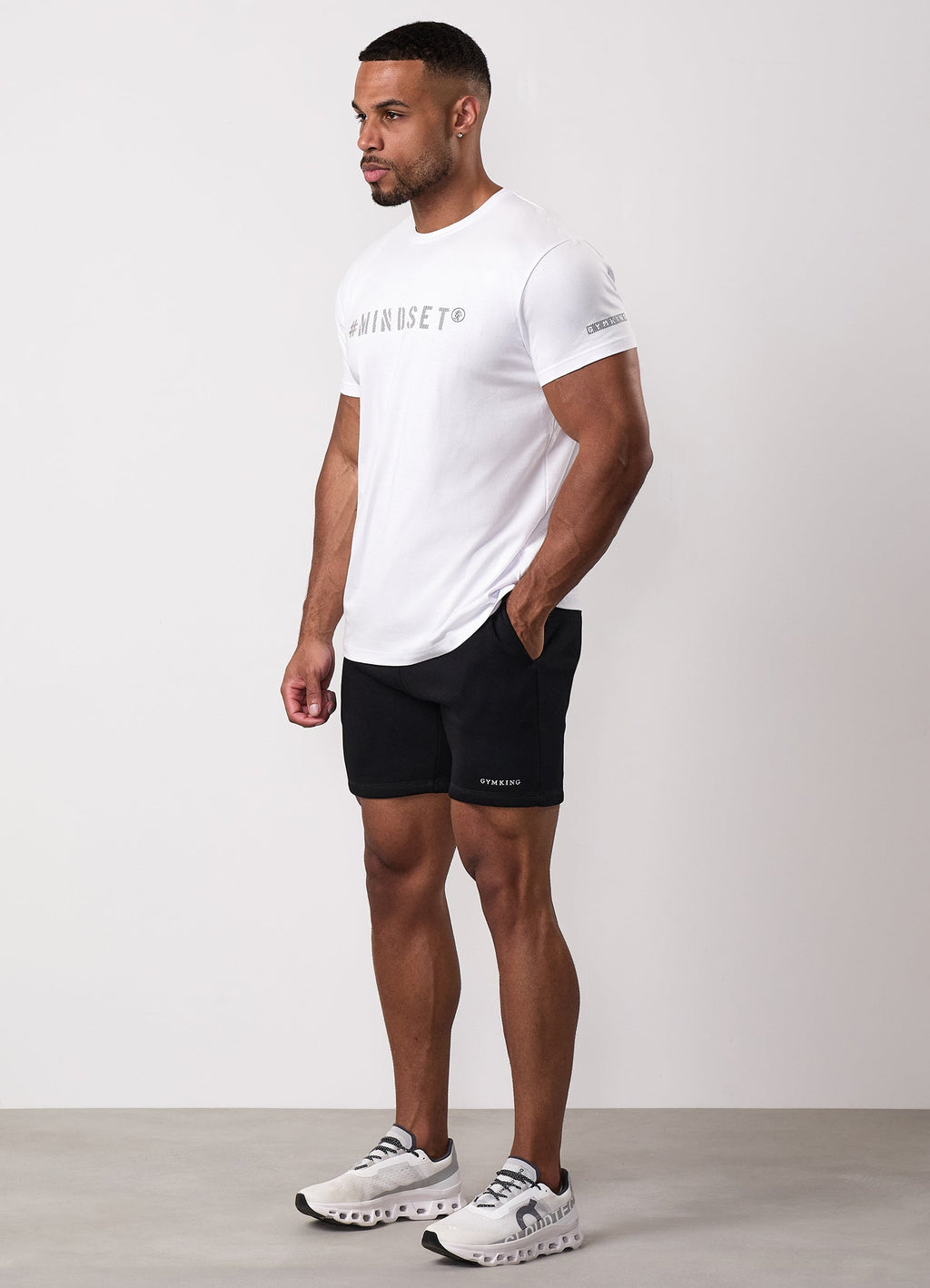 Gym King Fundamental Linear Short - Black