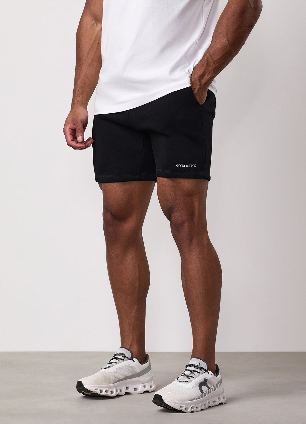 Gym King Fundamental Linear Short - Black