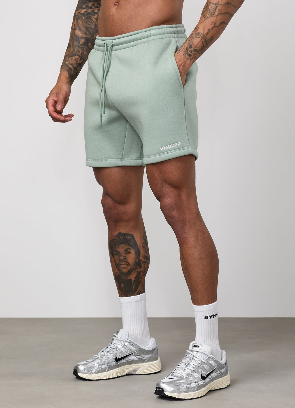 Gym King Fundamental Linear Short - Urban Sage