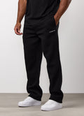 Gym King Fundamental Linear Straight Leg Jogger - Black