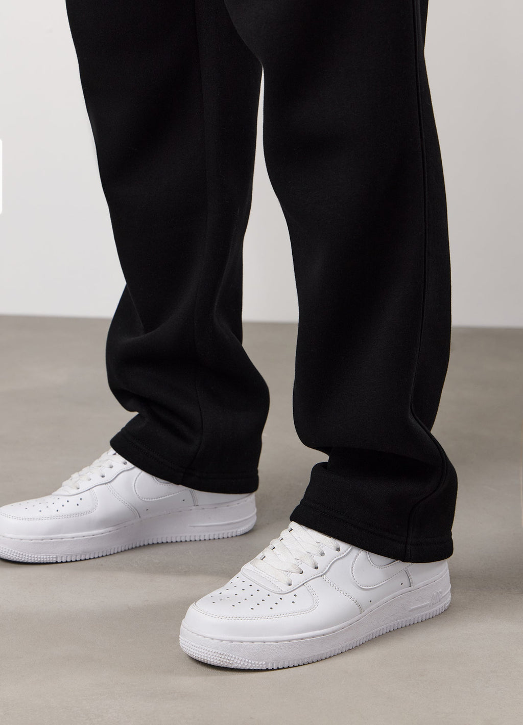 Gym King Fundamental Linear Straight Leg Jogger - Black