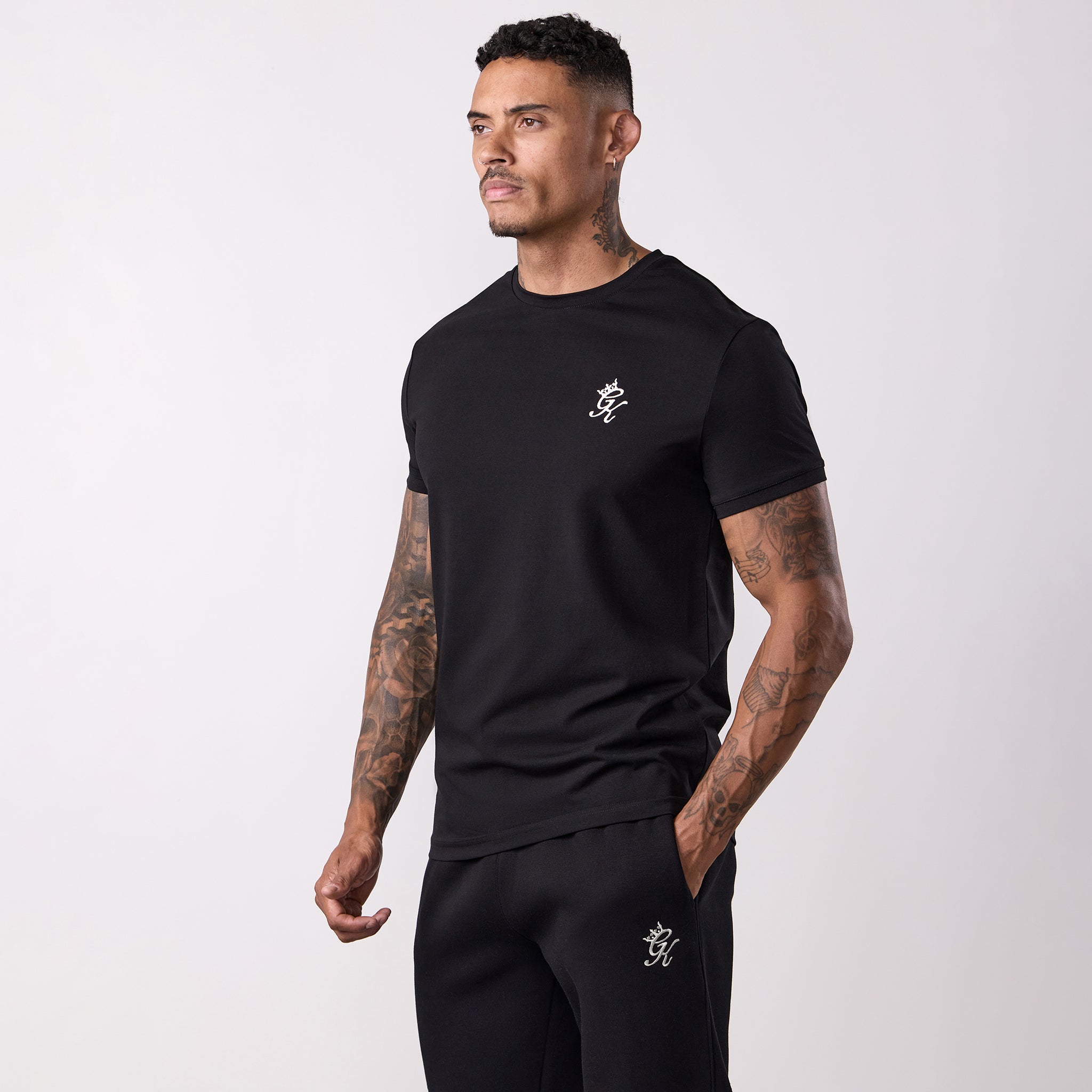 Gym King Fundamental Jersey Tee - Black