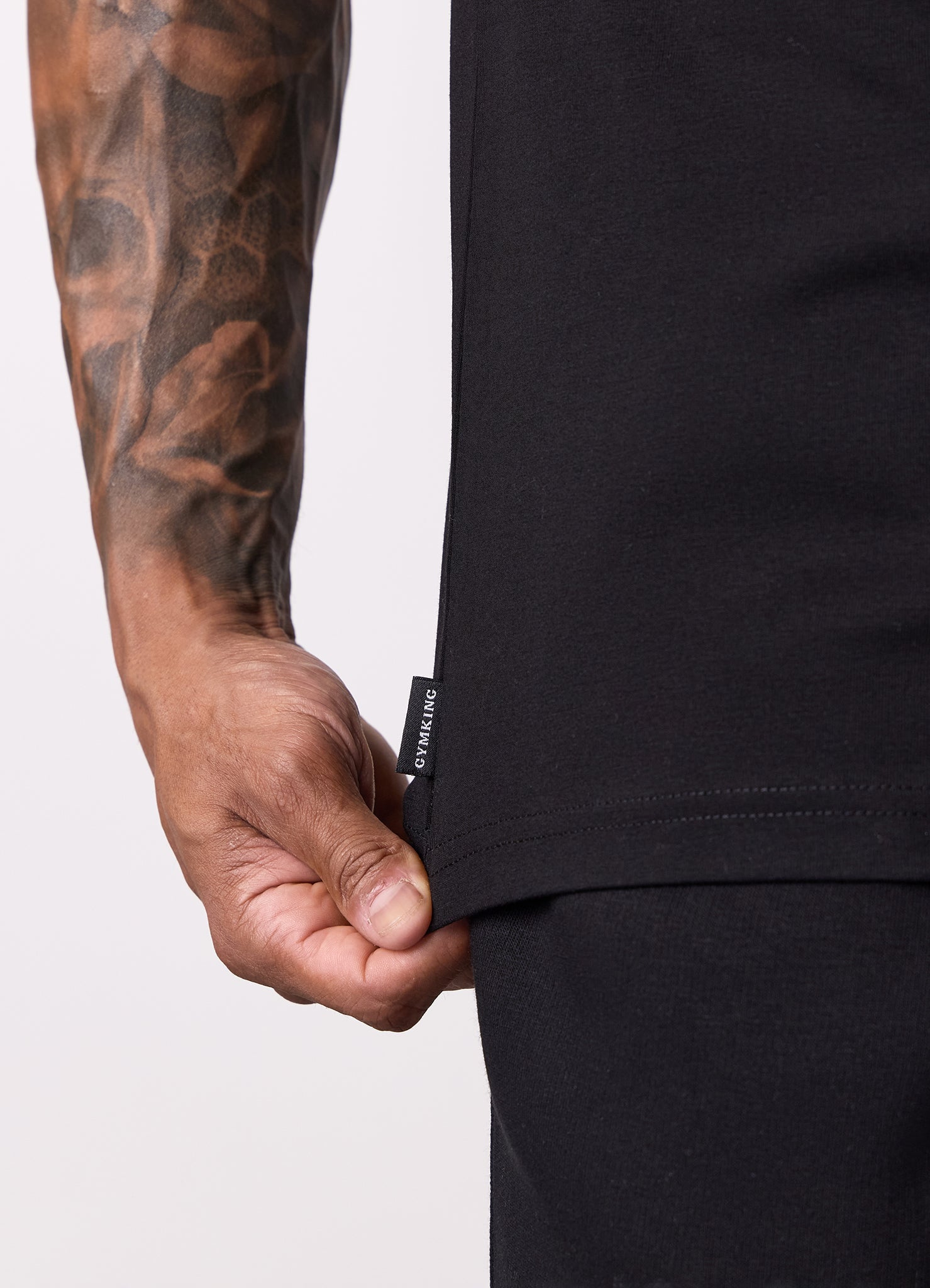 Gym King Fundamental Jersey Tee - Black