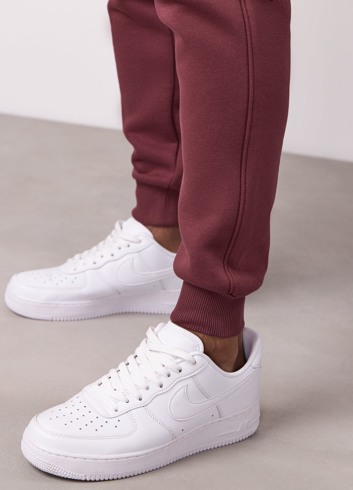Gym King Fundamental Fleece Jogger - Burgundy