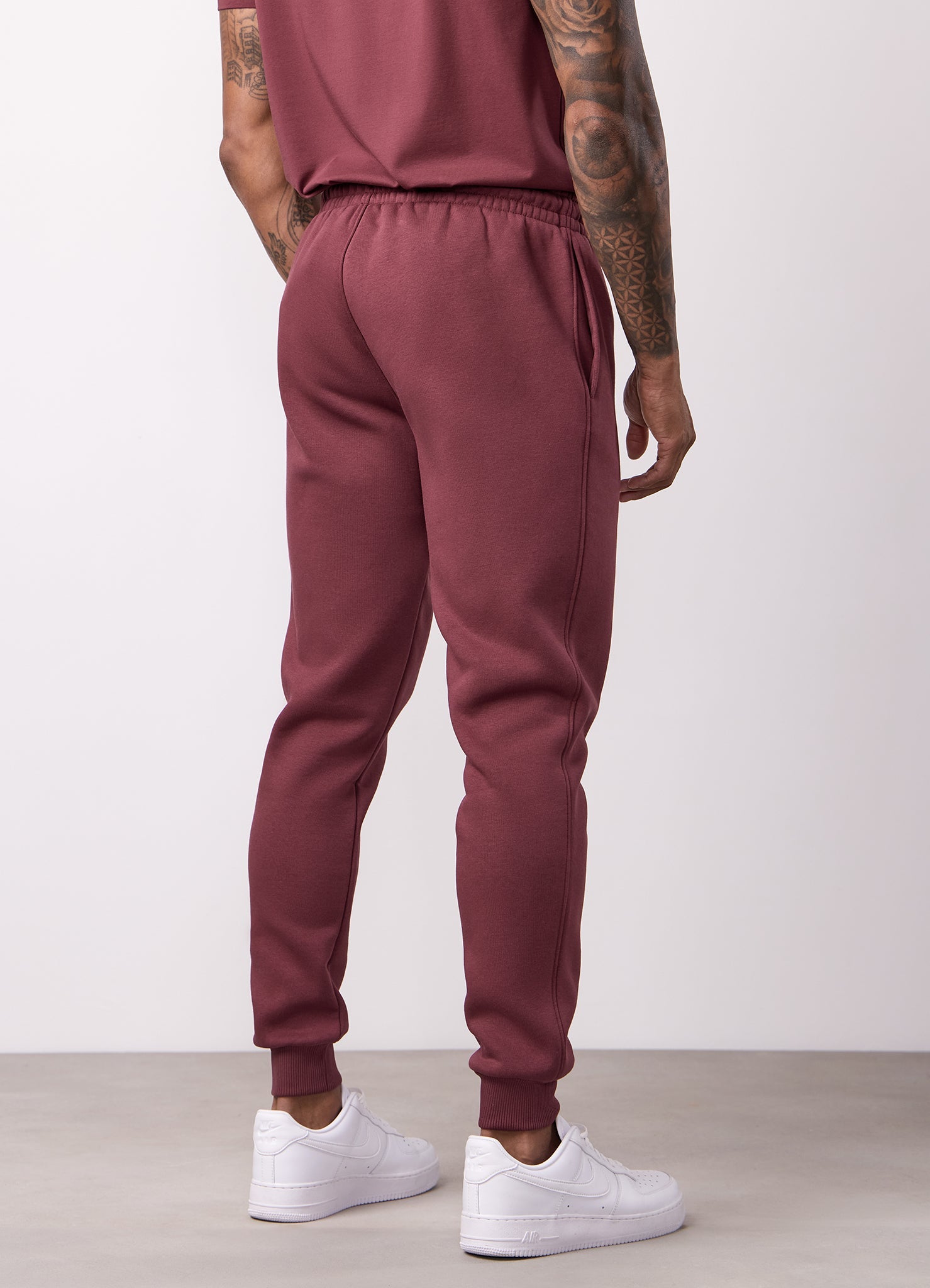 Gym King Fundamental Fleece Jogger - Burgundy