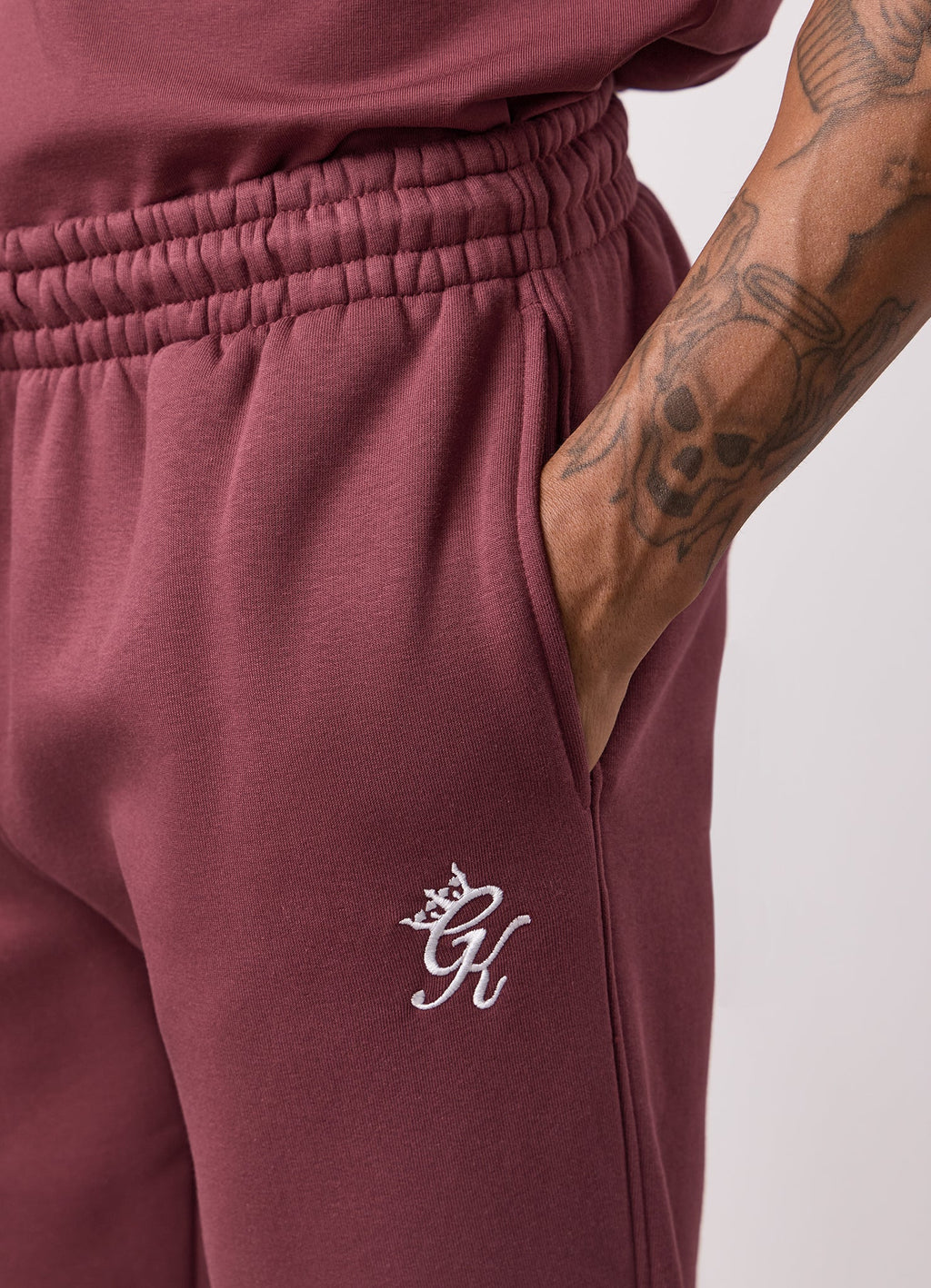 Gym King Fundamental Fleece Jogger - Burgundy