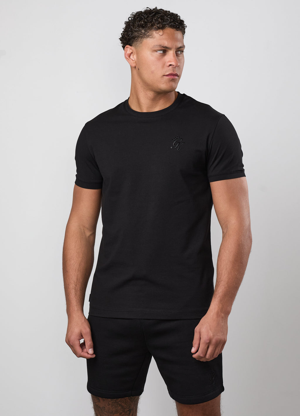 Gym King Fundamental Tee - Black/Black