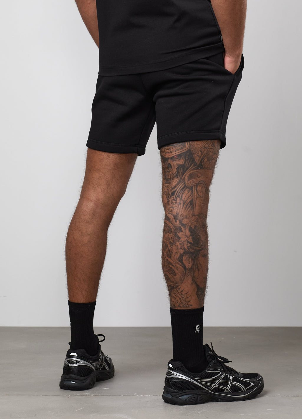 Gym King Fundamental Short - Black/Black