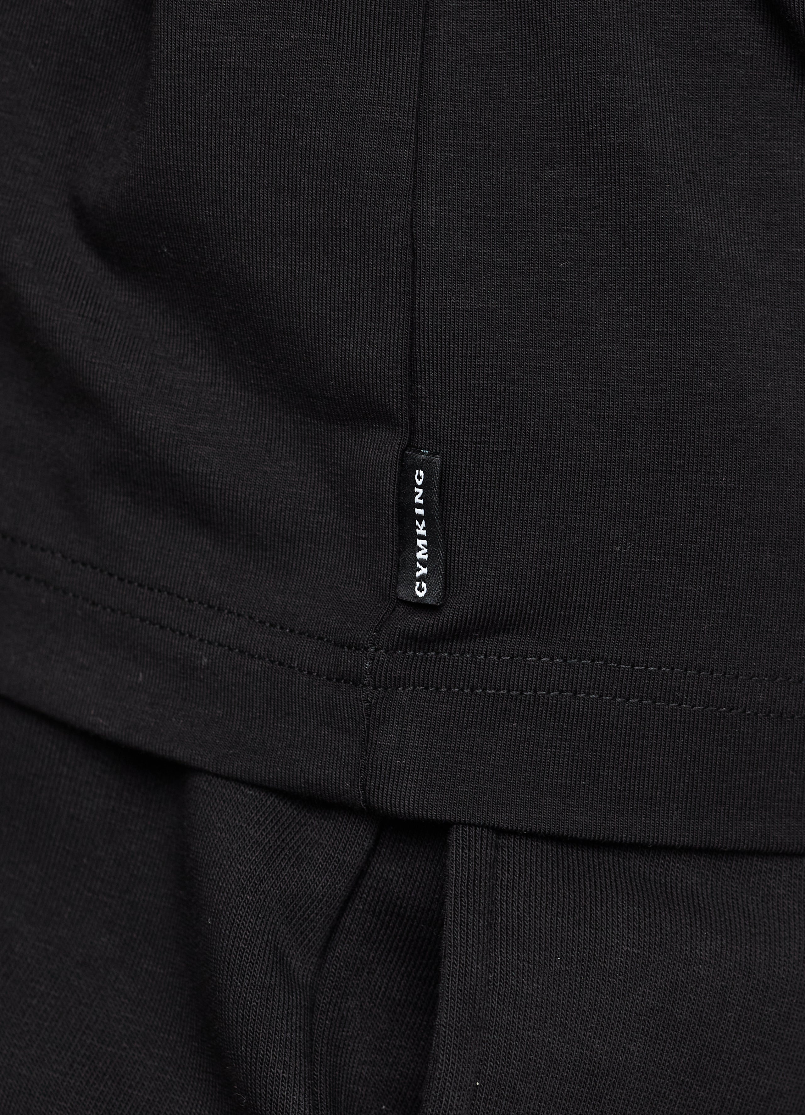 Gym King Fundamental Tee - Black/Black