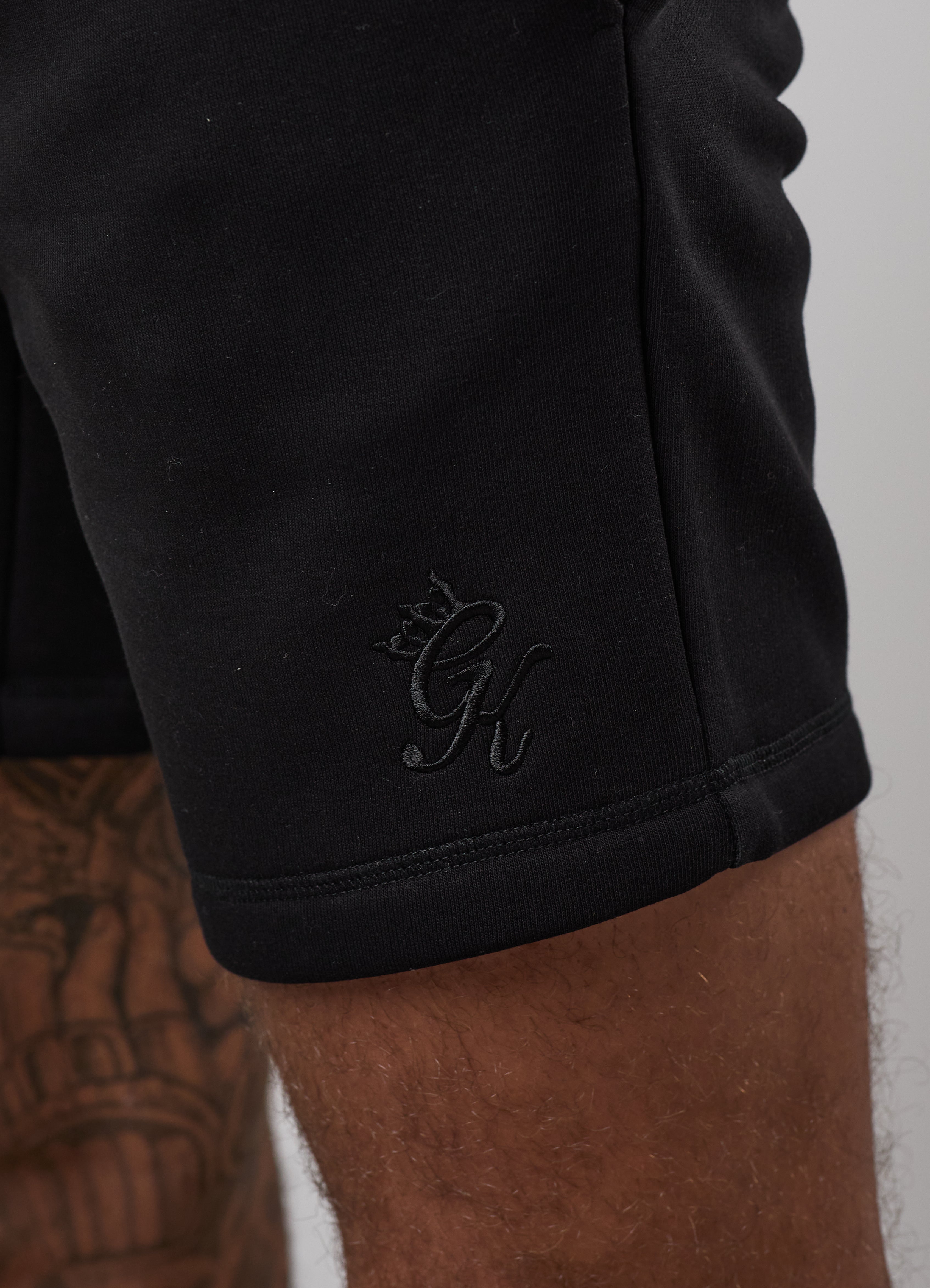 Gym King Fundamental Short - Black/Black