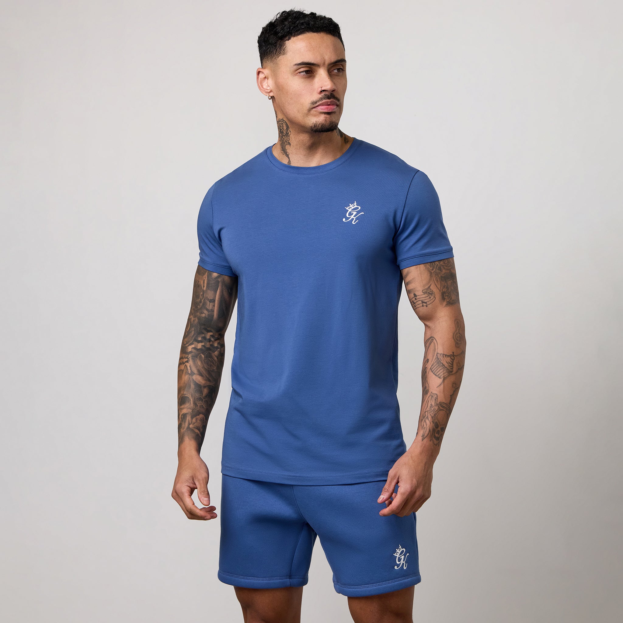 Gym King Fundamental Tee - Blueprint