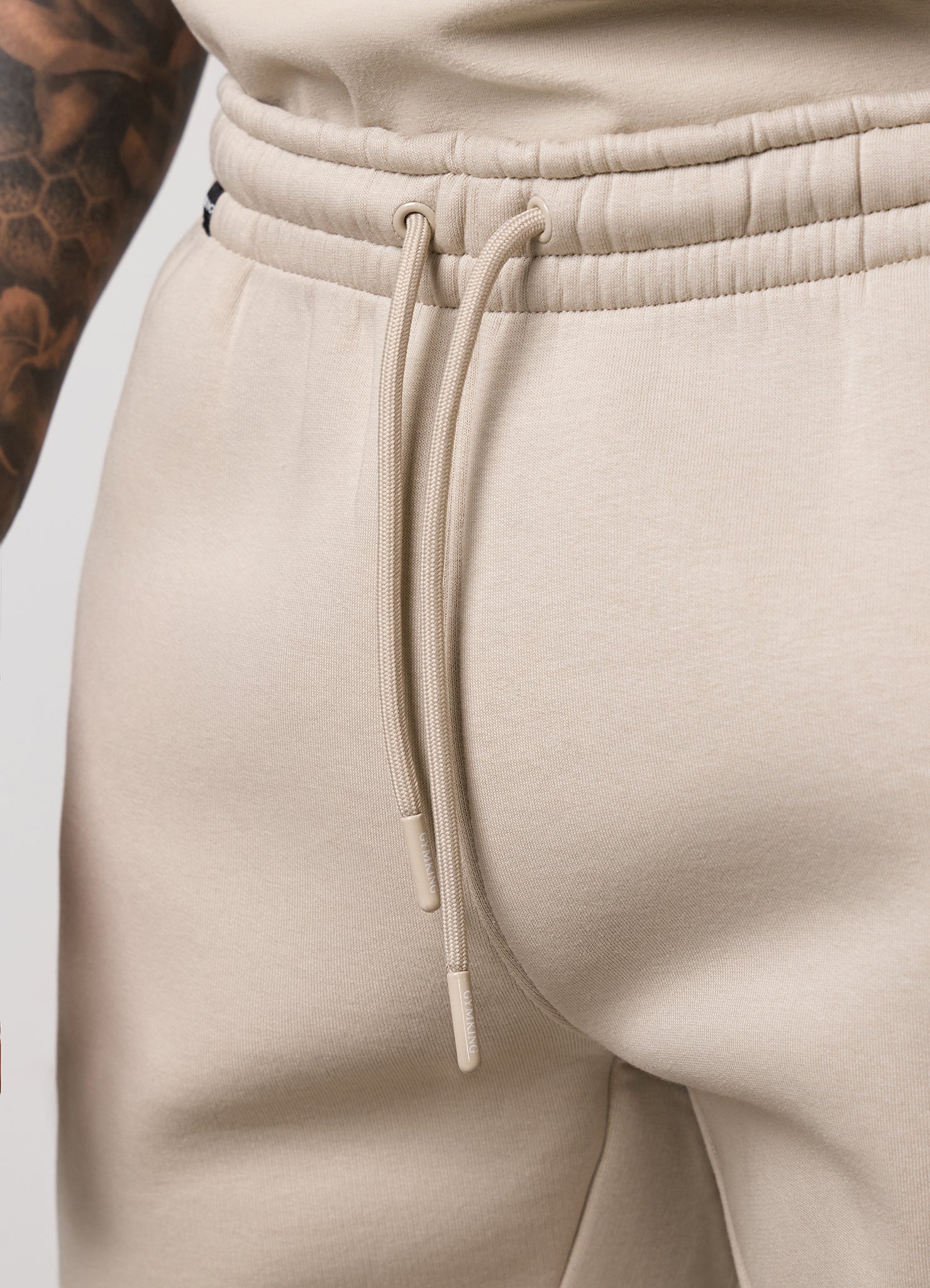 Gym King Fundamental Short - Fossil Stone