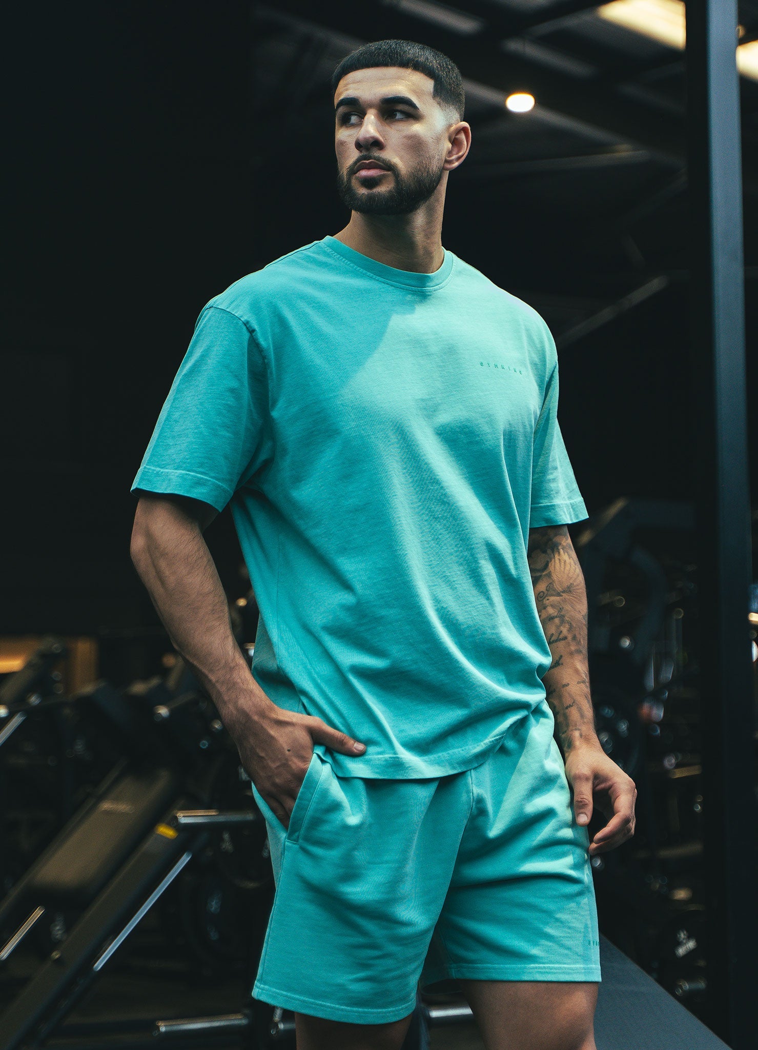 Gym King World Washed Short - Poolside Green