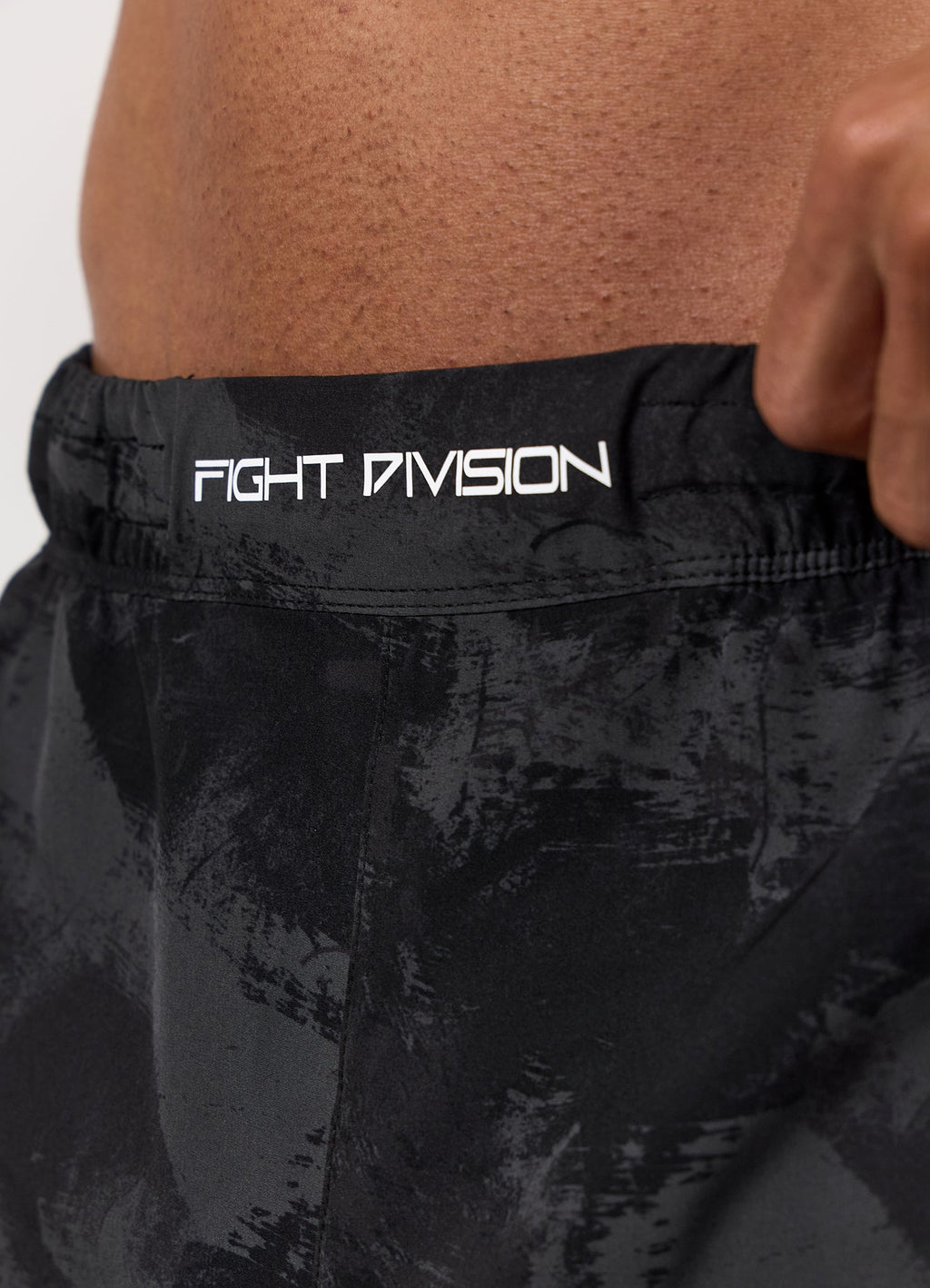 Gym King Fight Division Combat 5" Short - Graphite Abstract Print