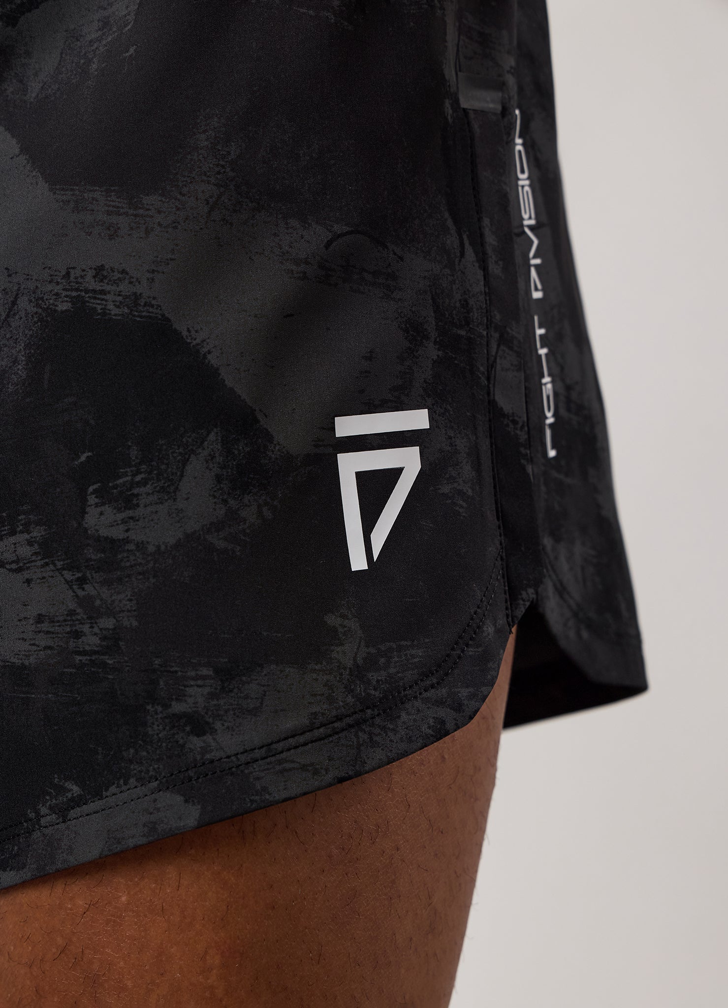 Gym King Fight Division Combat 5" Short - Graphite Abstract Print
