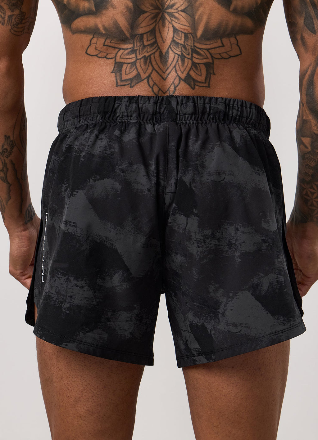 Gym King Fight Division Combat 5" Short - Graphite Abstract Print