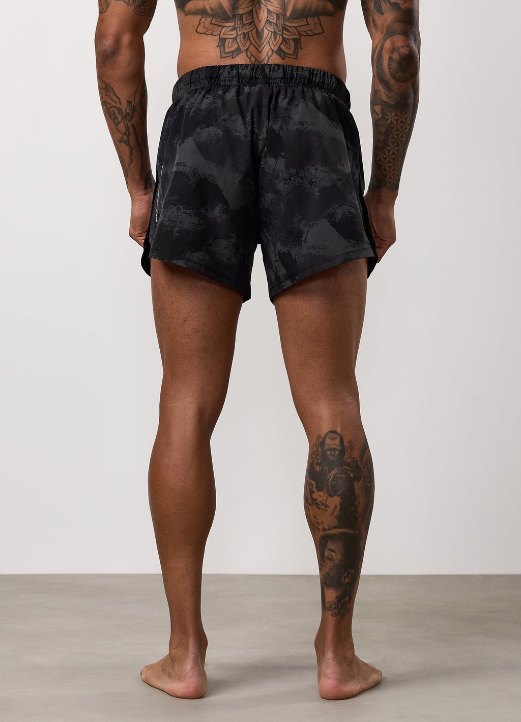 Gym King Fight Division Combat 5" Short - Graphite Abstract Print