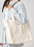 GKW Badge Tote - Light Beige