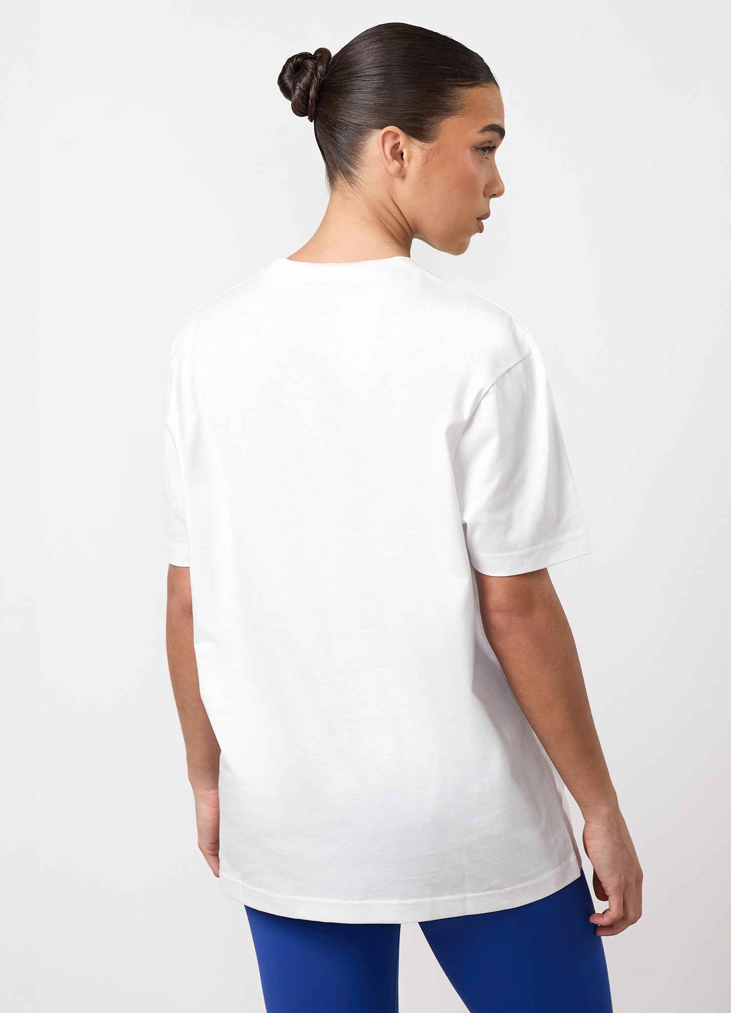 GKW Boyfriend Tee - White/Jewel Blue