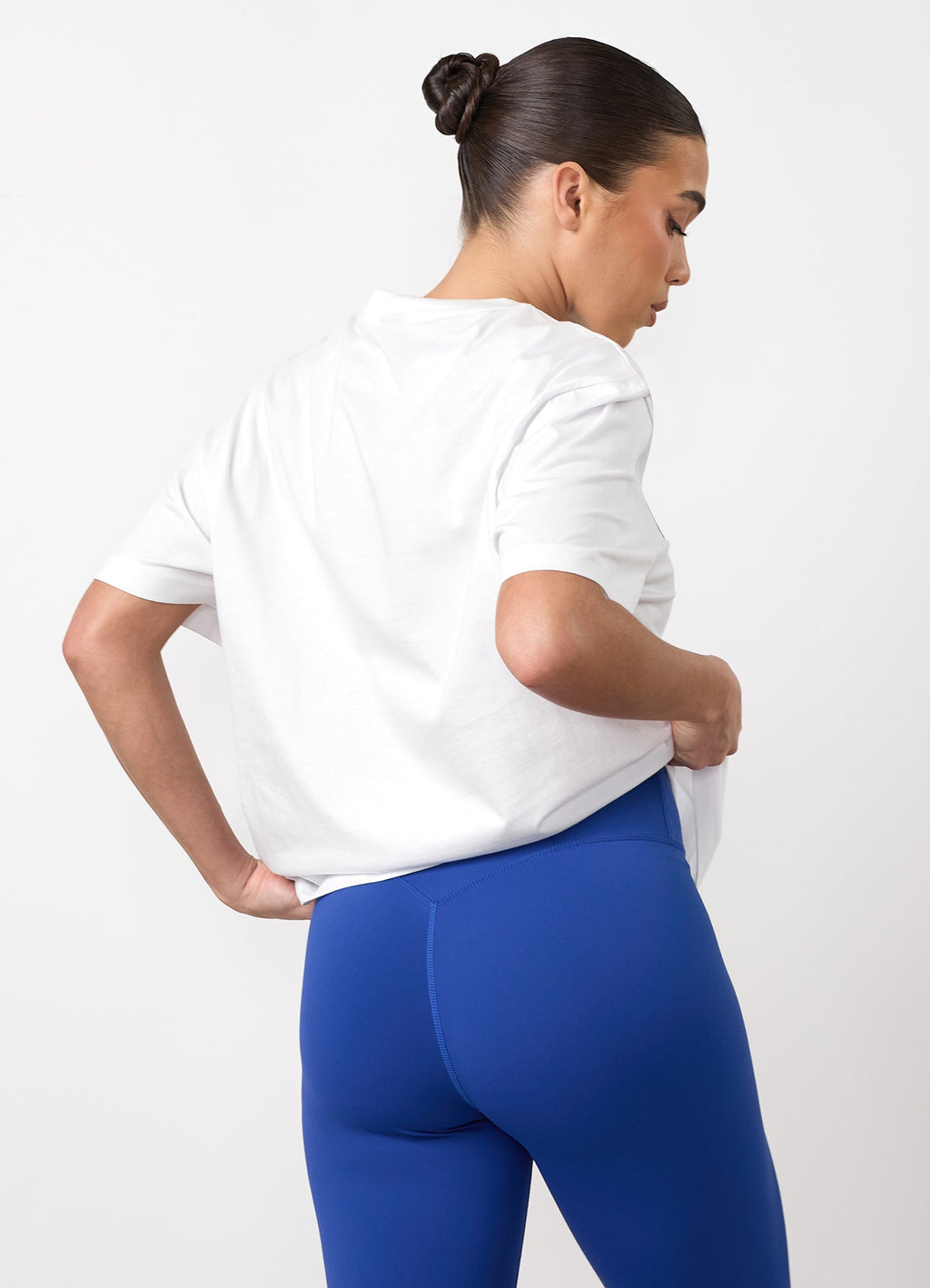 GKW Boyfriend Tee - White/Jewel Blue