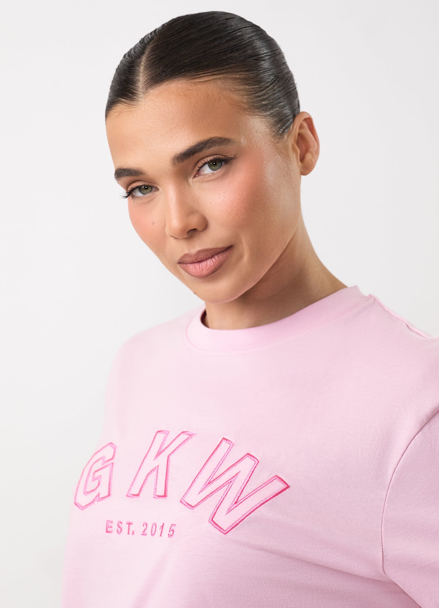 GKW Boyfriend Tee - Soft Pink/Carnation Pink