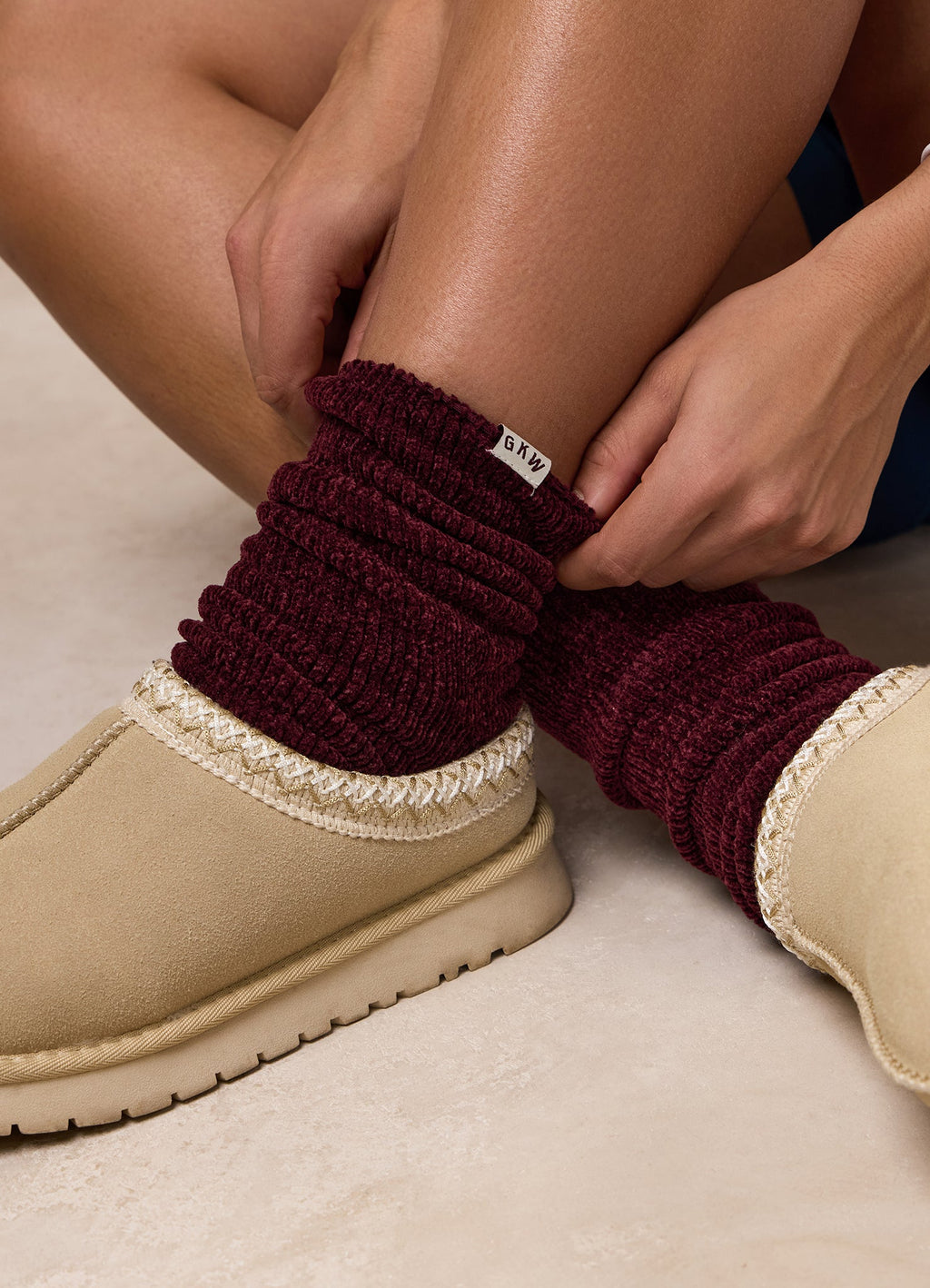 GKW Chenille Sock (1pk) - Fig