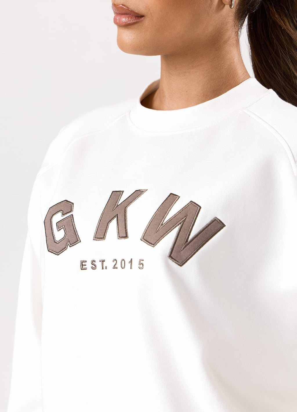 GKW Oversized Crew - Cream/Fawn
