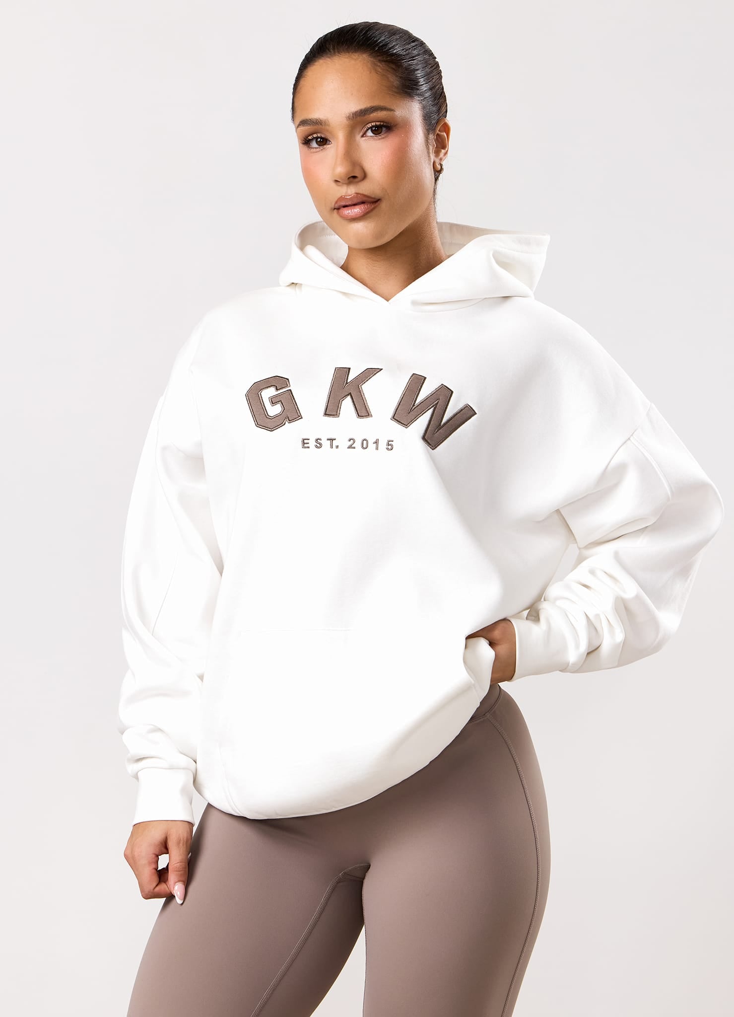 GKW Oversized Hoodie - Cream