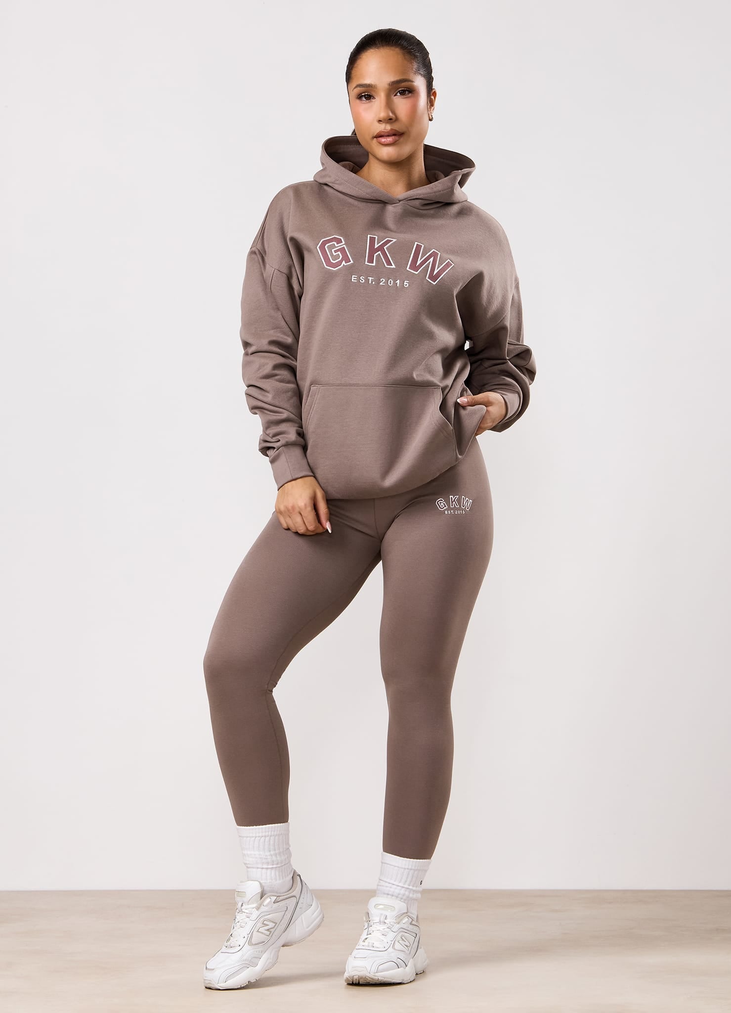 GKW Oversized Hoodie - Truffle