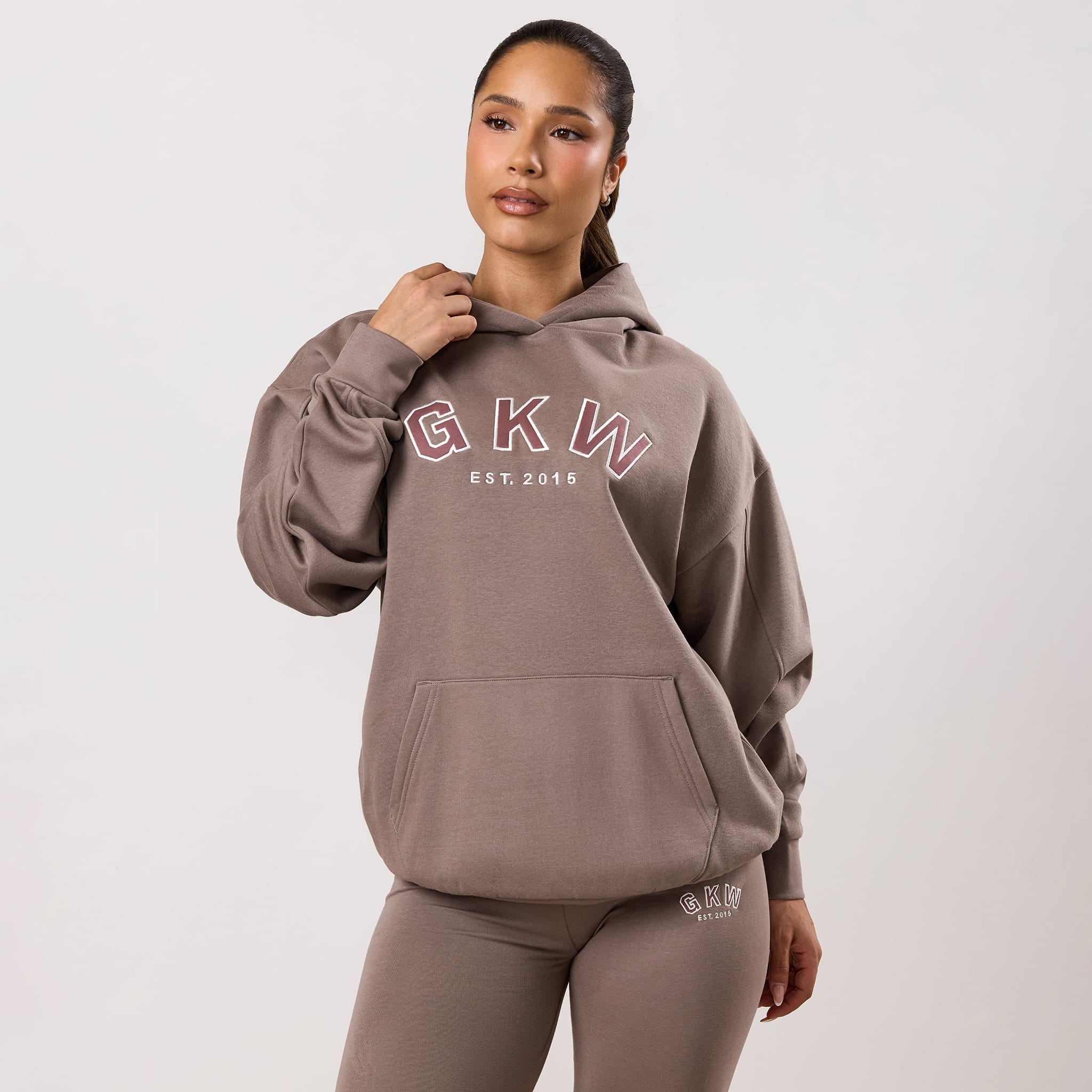 GKW Oversized Hoodie - Truffle